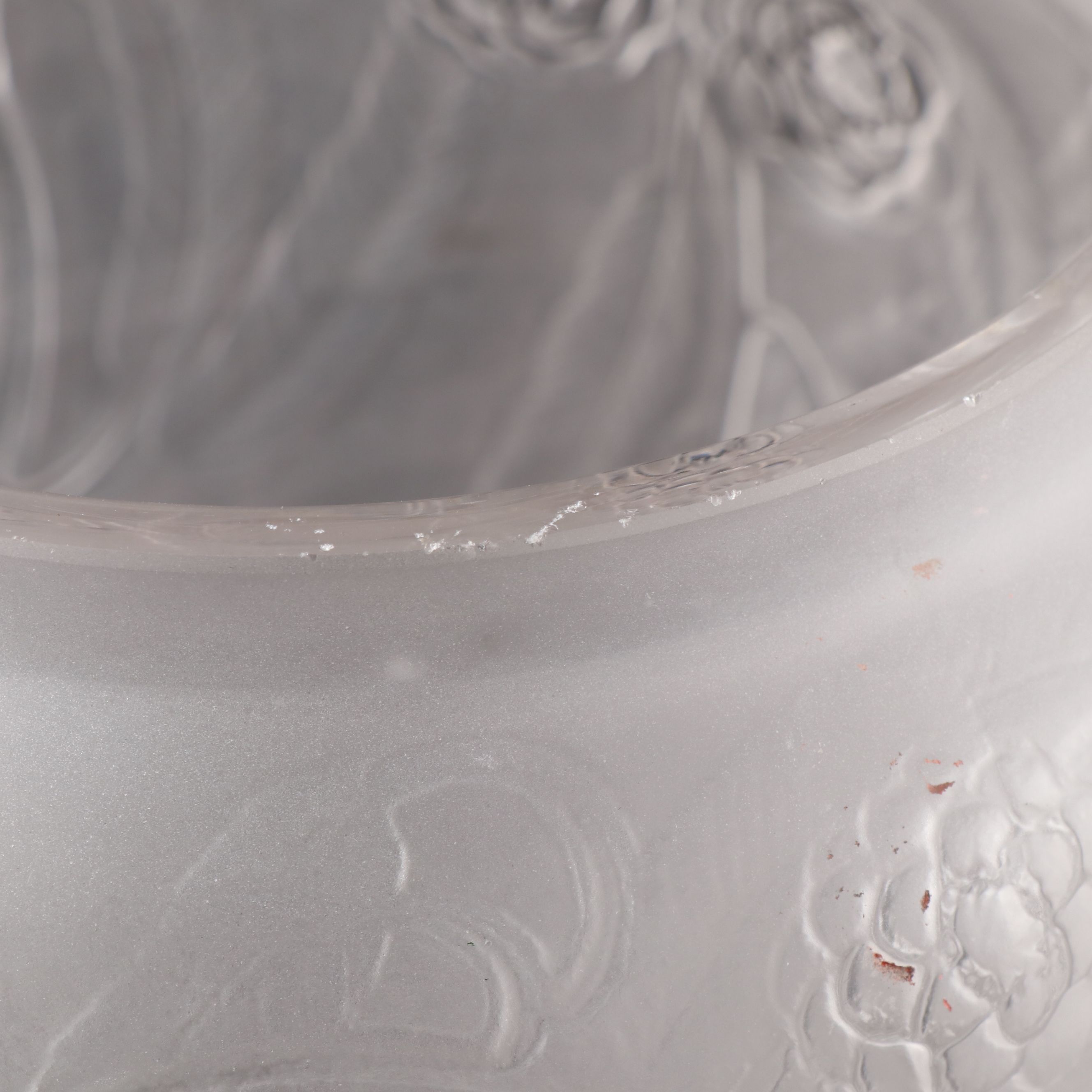 René Lalique "Néfliers" Frosted Glass Vase