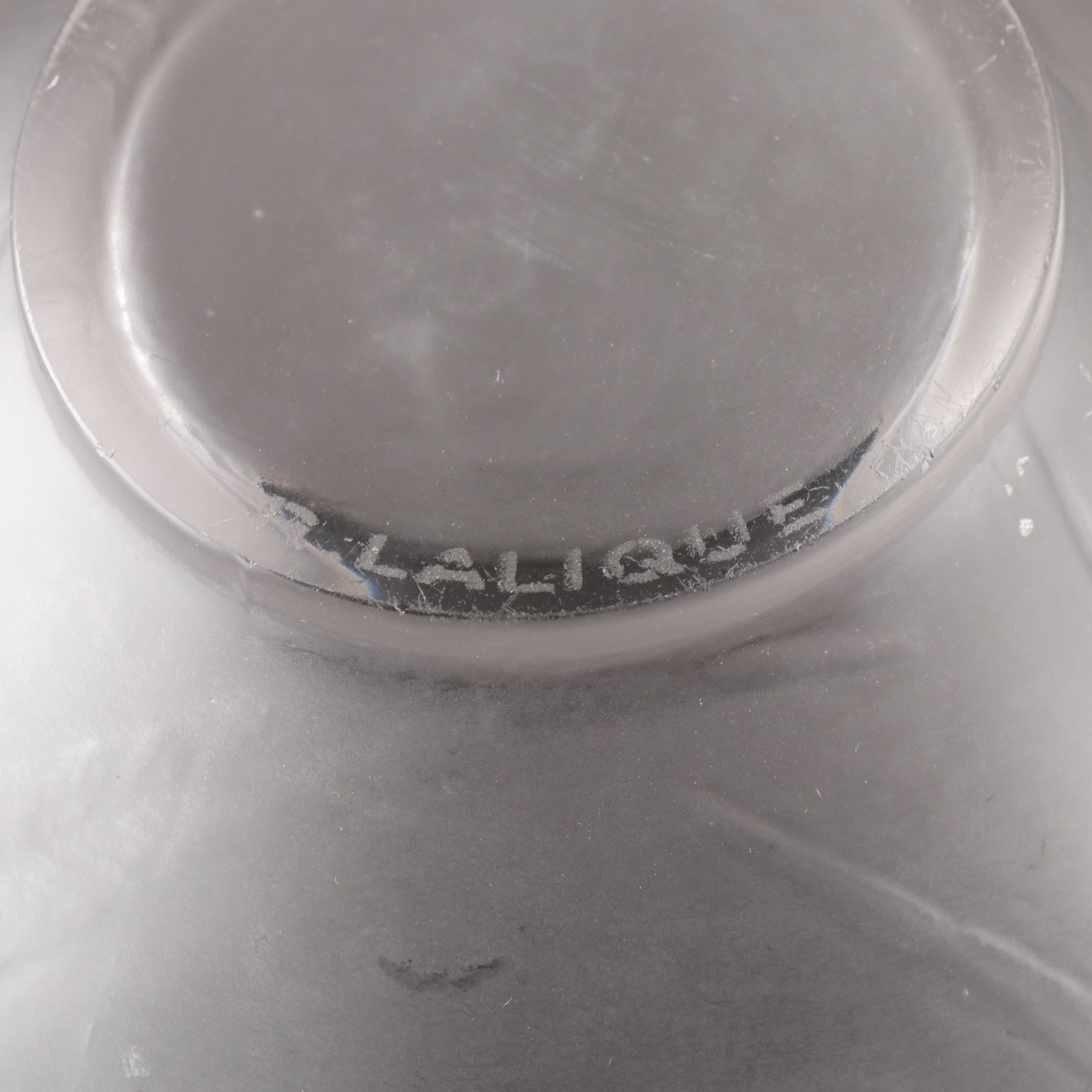 René Lalique "Néfliers" Frosted Glass Vase