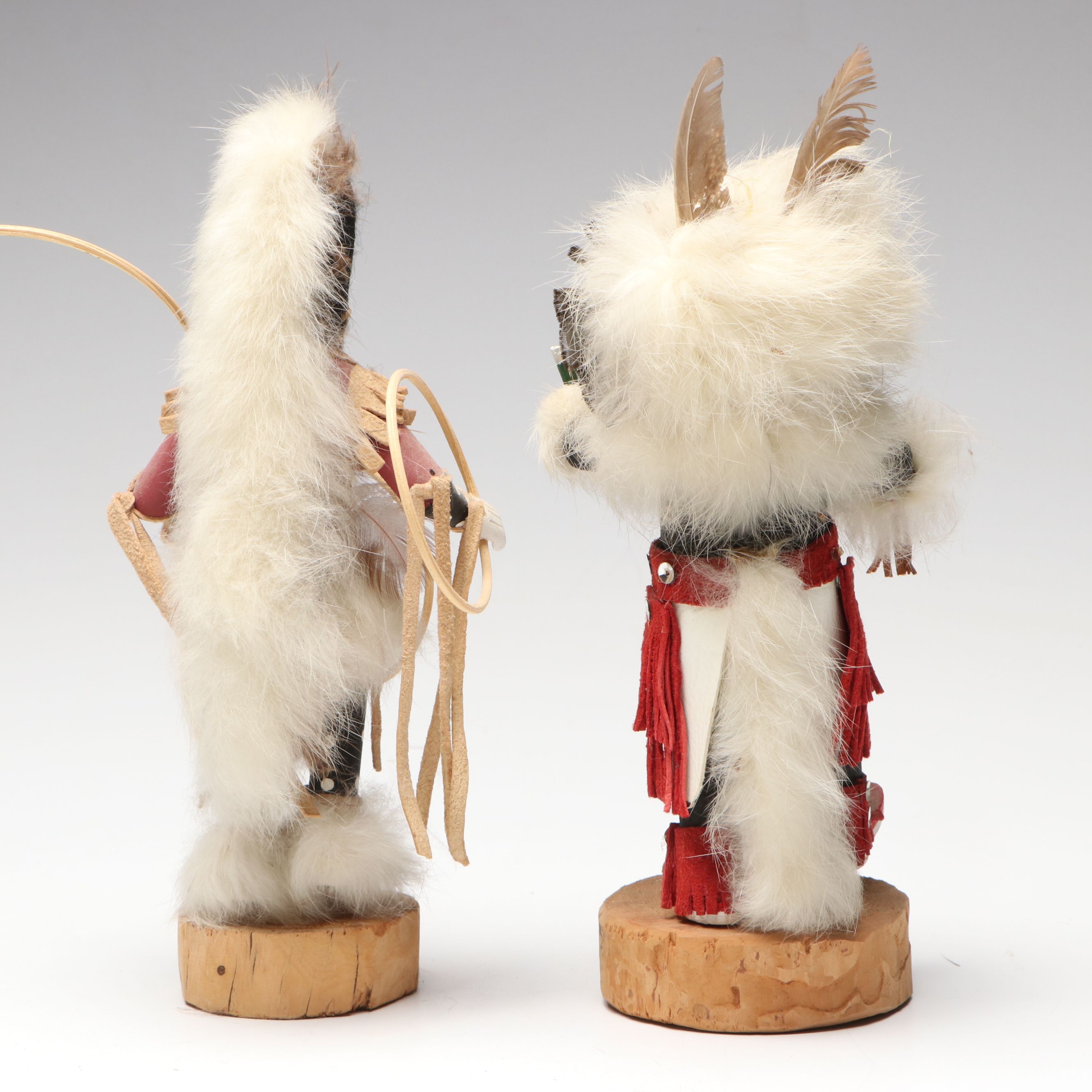 Navajo and Hopi Artisan Crafted "Eagle," "Badger," and Other Kachinas