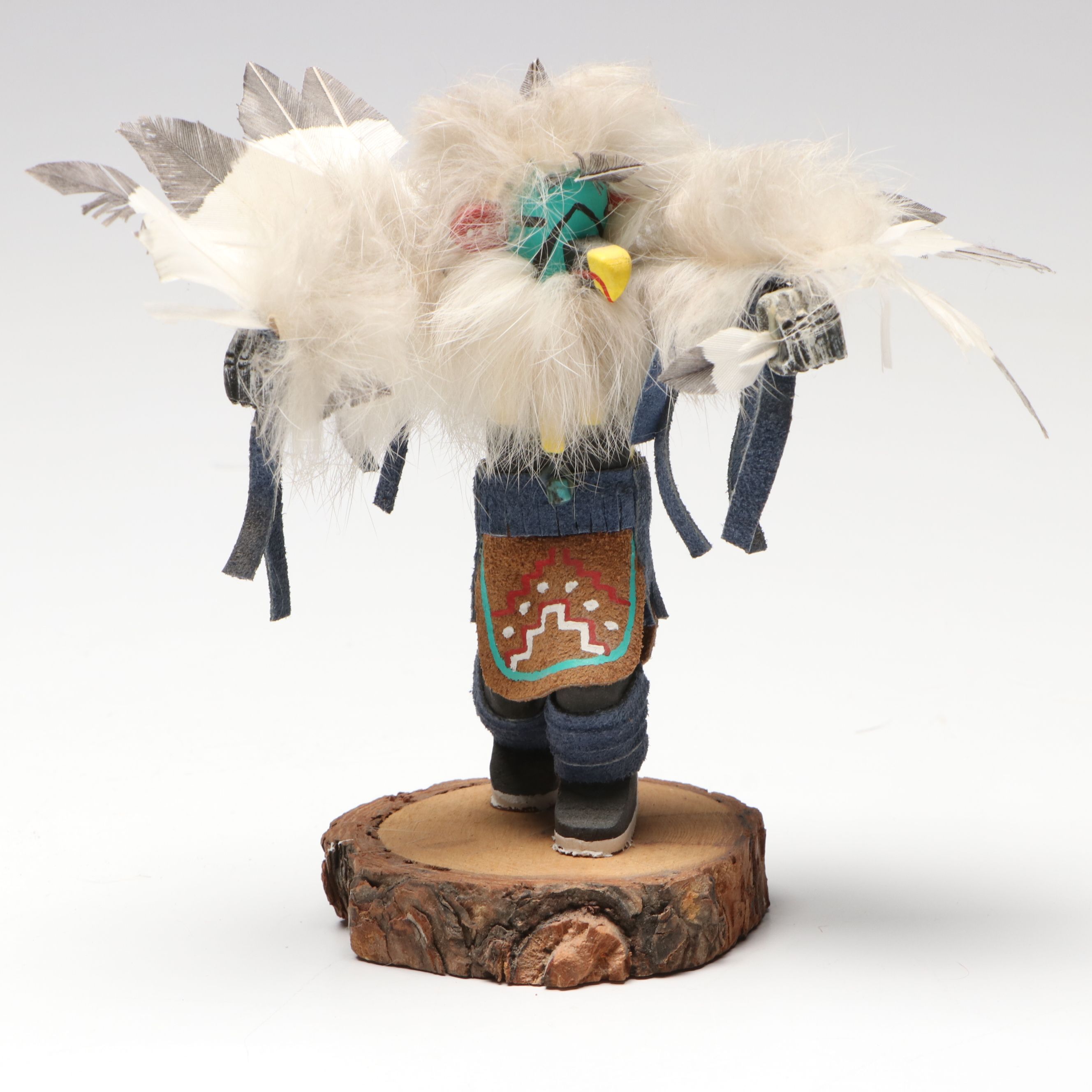 Navajo and Hopi Artisan Crafted "Eagle," "Badger," and Other Kachinas
