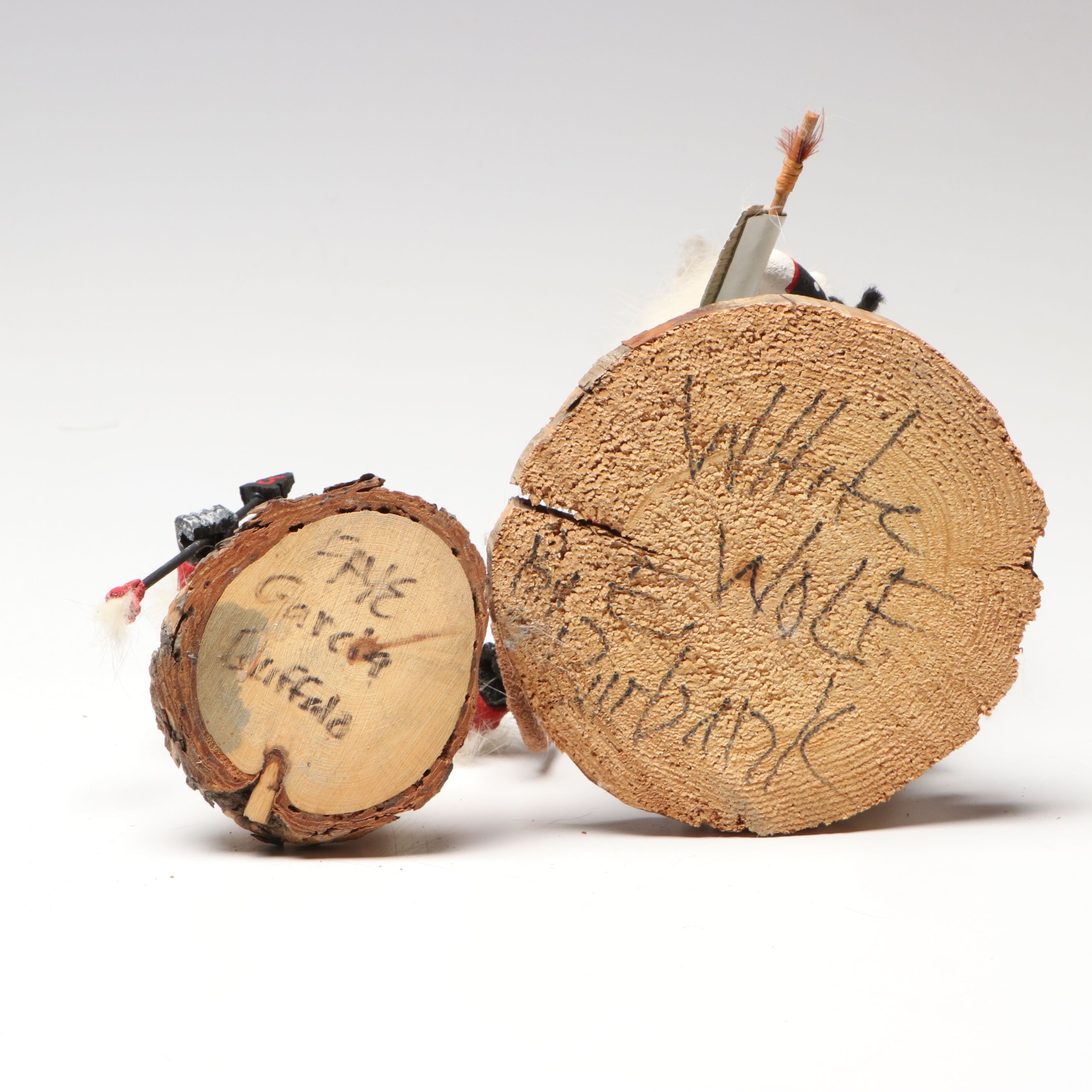 Navajo and Hopi Artisan Crafted "Eagle," "Badger," and Other Kachinas