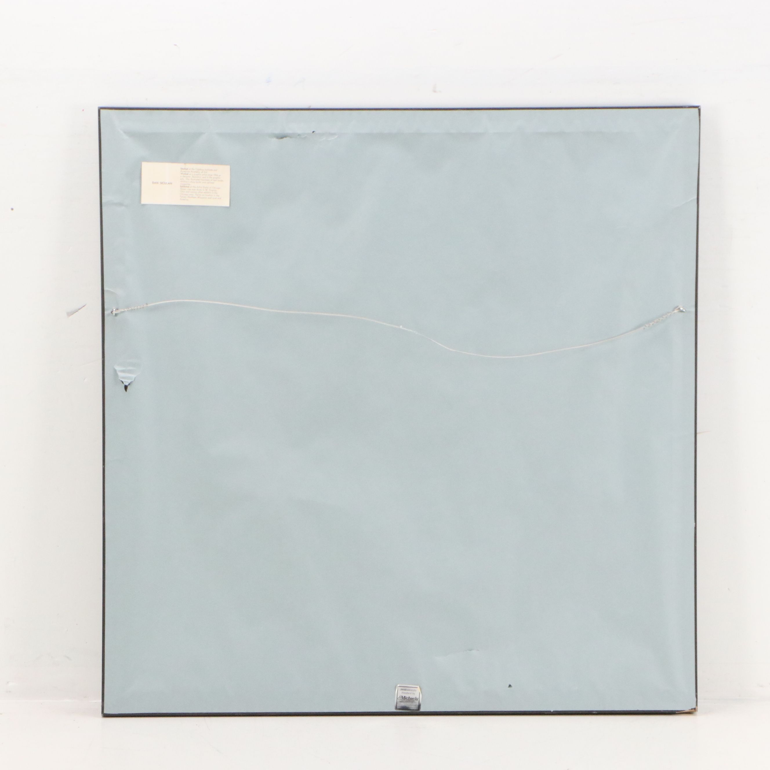 Dan Sicula Lithograph  "Winter Arboretum"