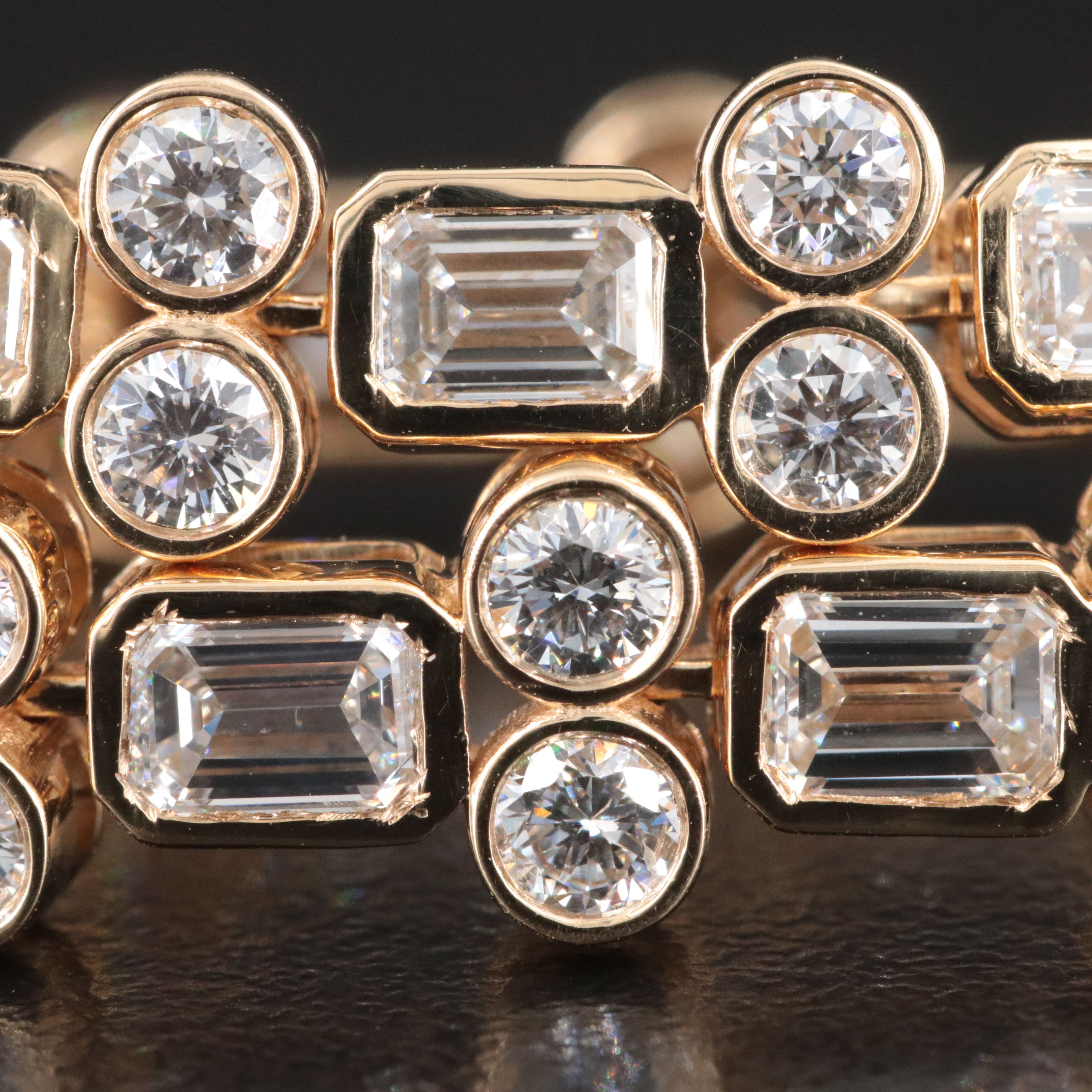 14K 9.91 CTW Lab Grown Diamond Line Bracelet