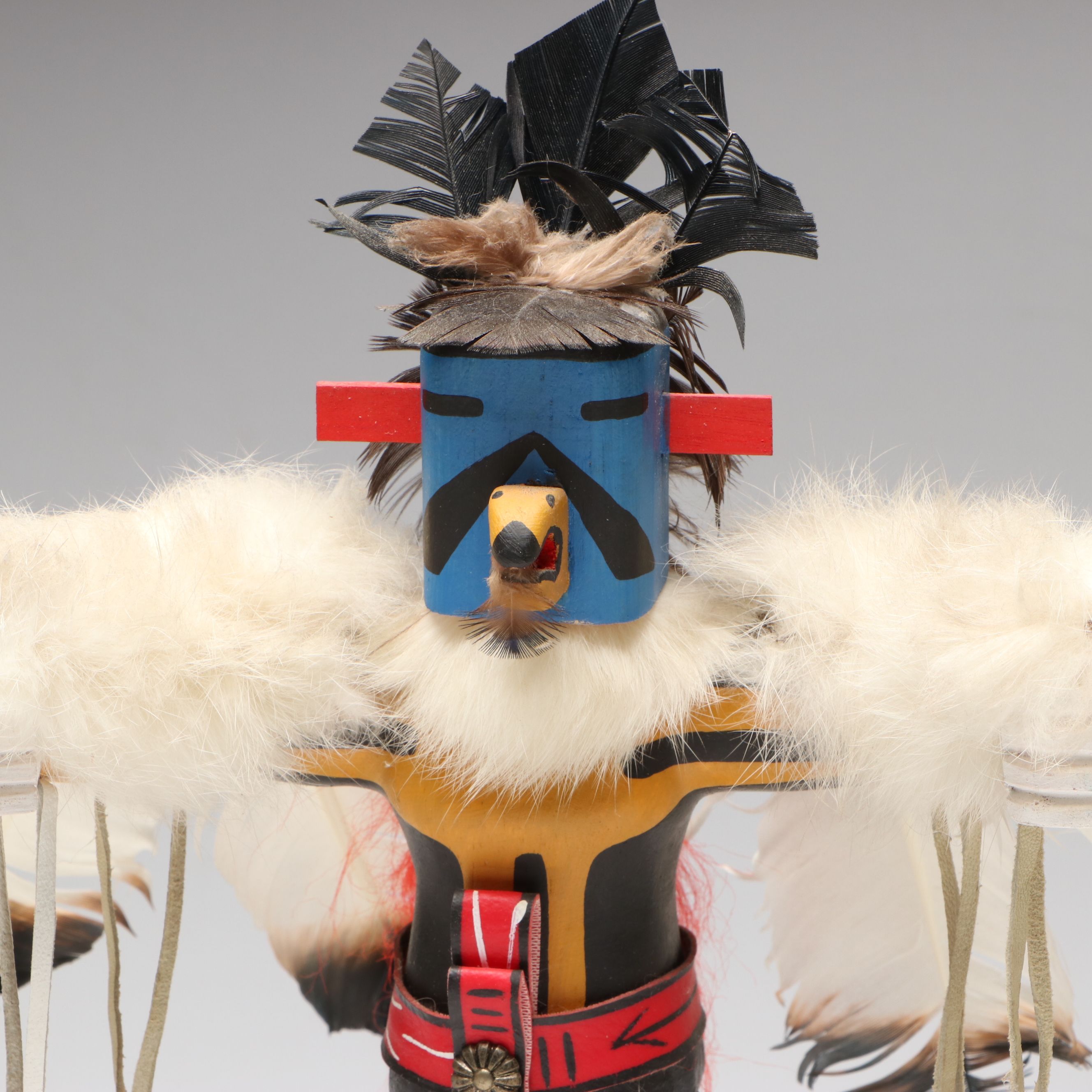 Hopi and Navajo Artisan Crafted Wooden Kachina Dolls