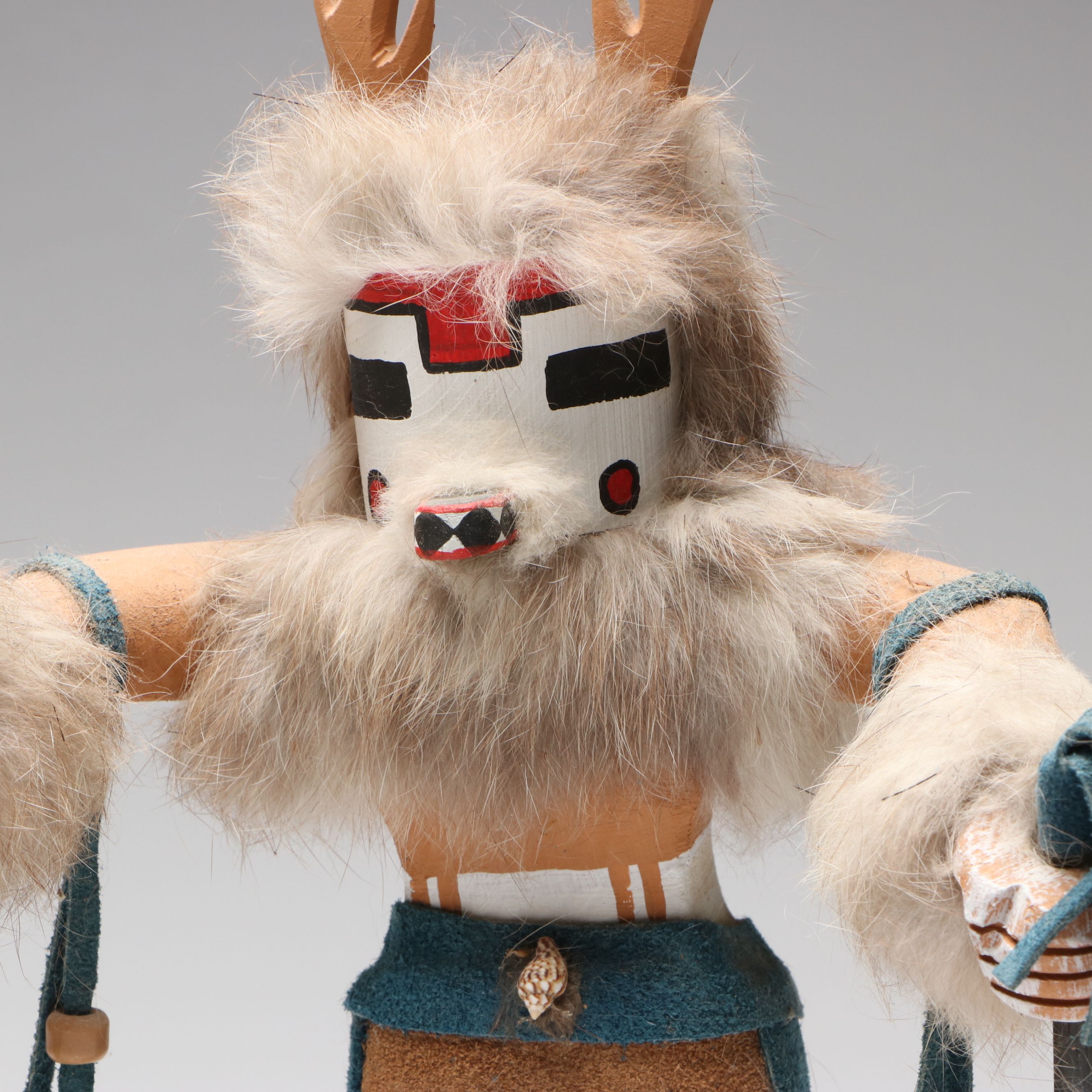Hopi and Navajo Artisan Crafted Wooden Kachina Dolls