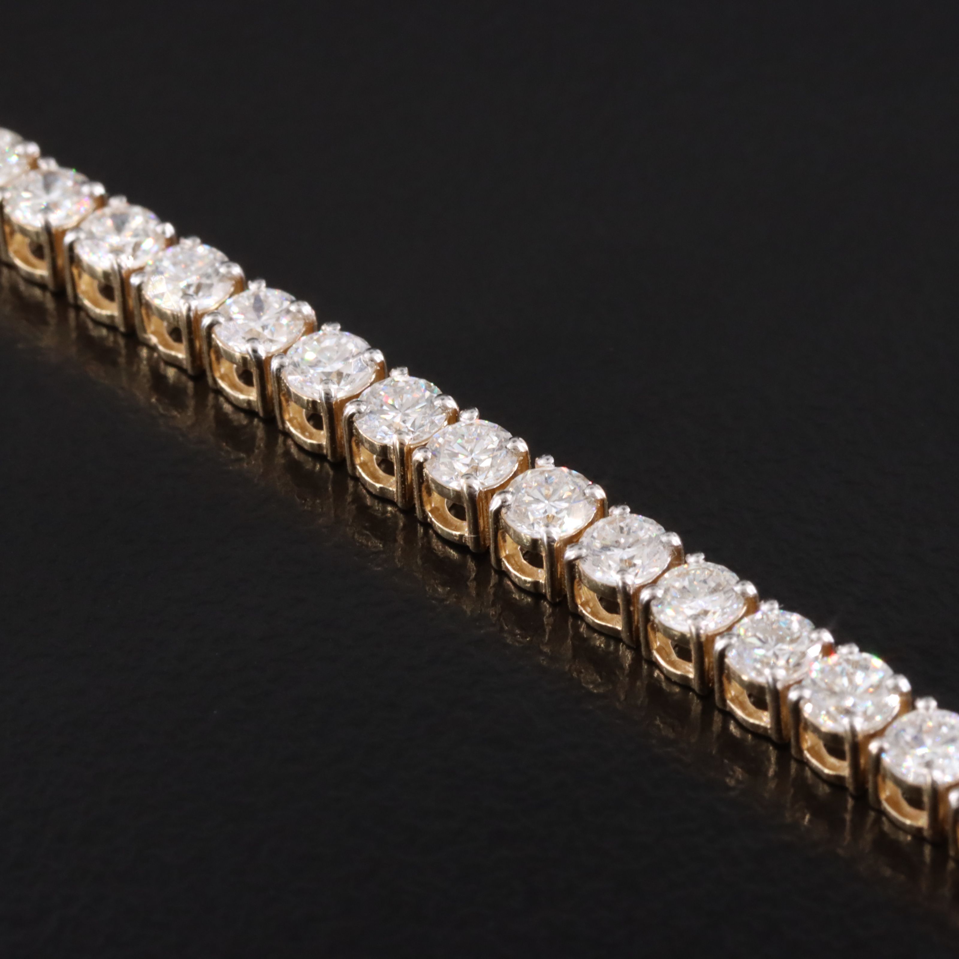 14K 5.20 CTW Lab Grown Diamond Line Bracelet
