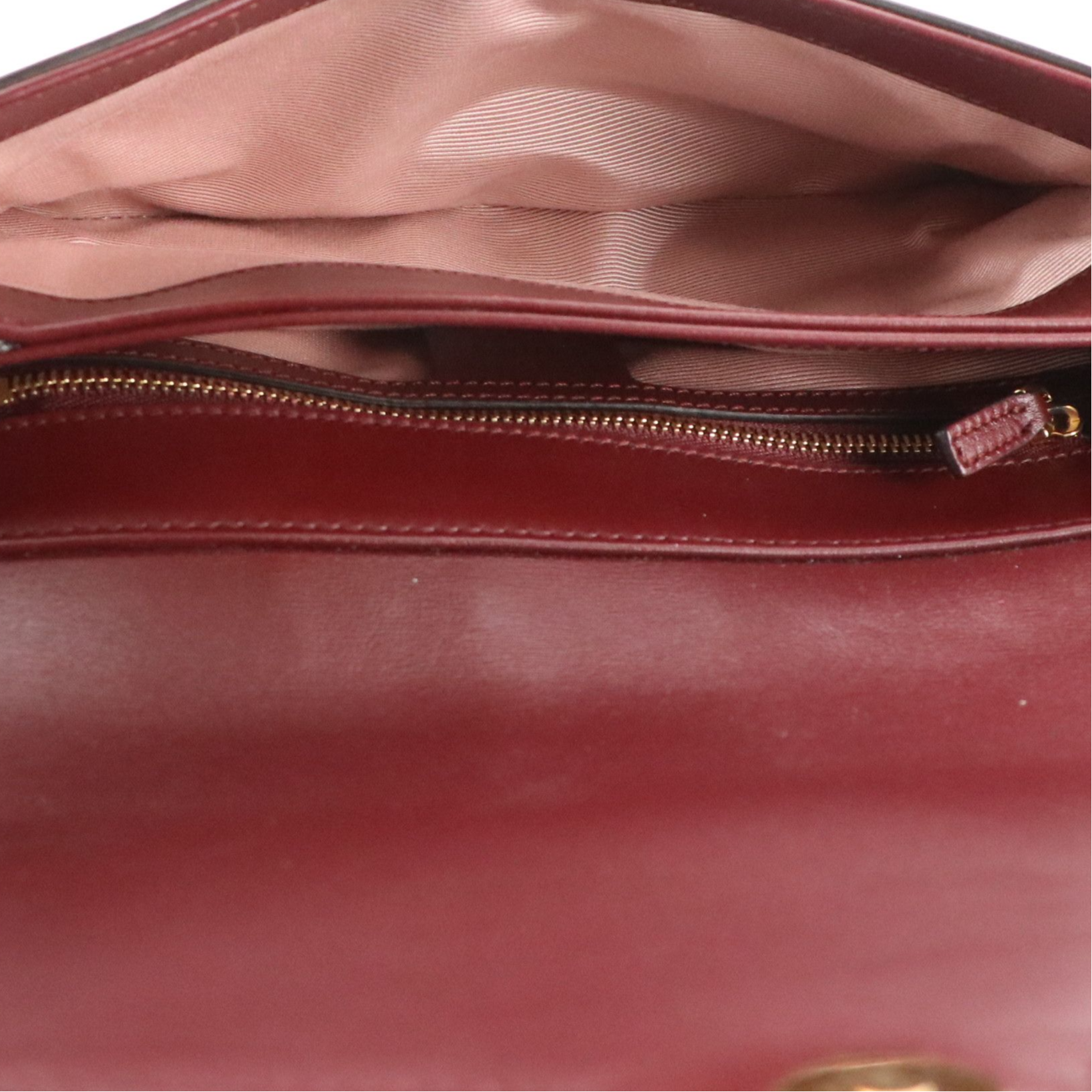 Gucci Small Arli Crossbody Bag in Burgundy Leather