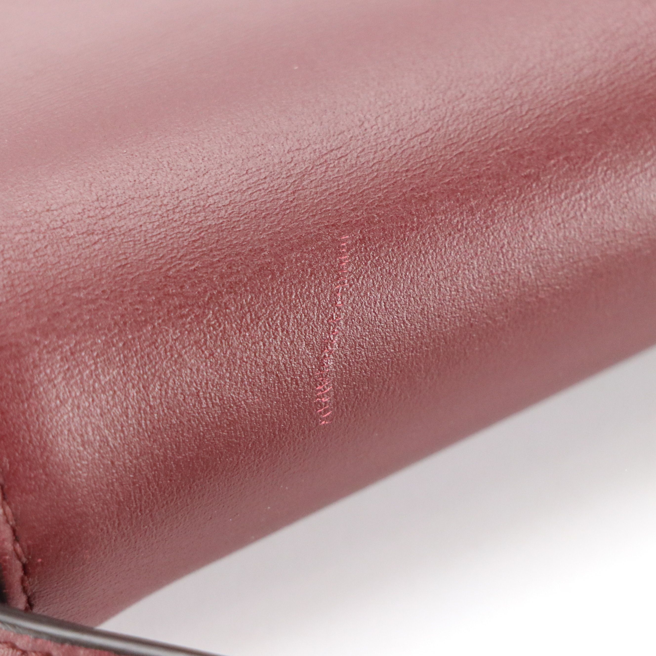 Gucci Small Arli Crossbody Bag in Burgundy Leather