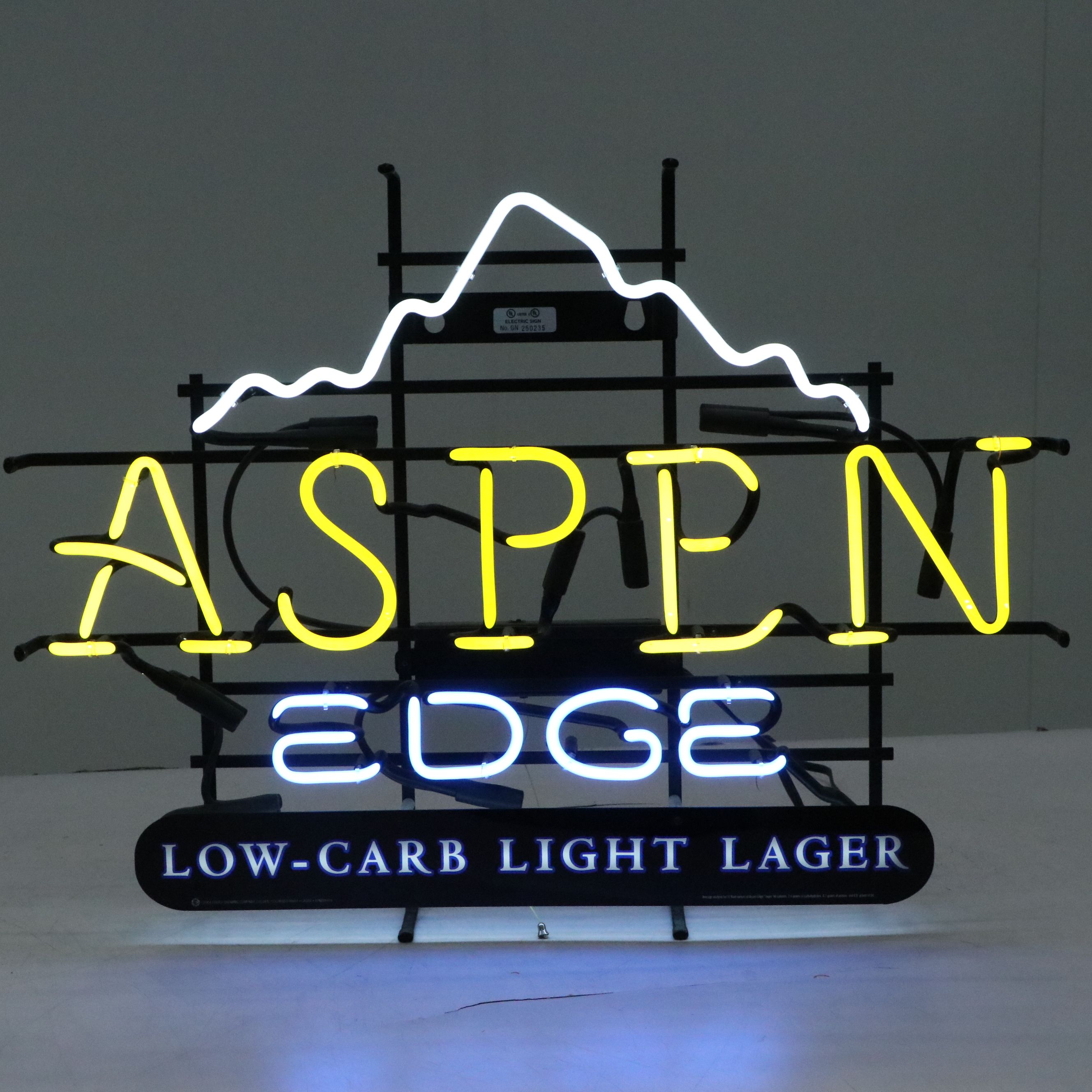 Aspen Edge Low-Carb Light Lager Advertising Sign