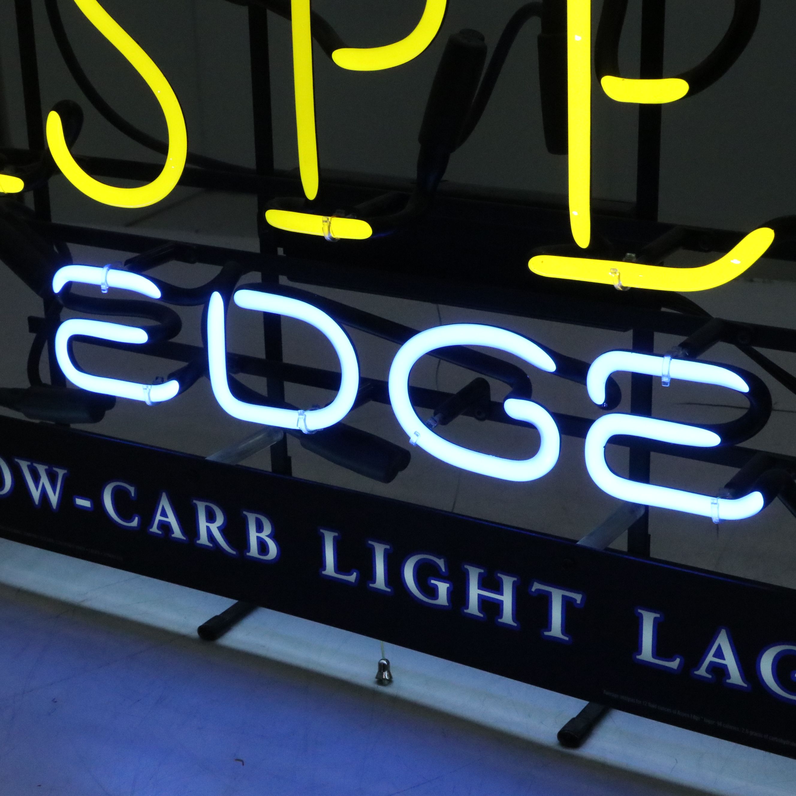 Aspen Edge Low-Carb Light Lager Advertising Sign