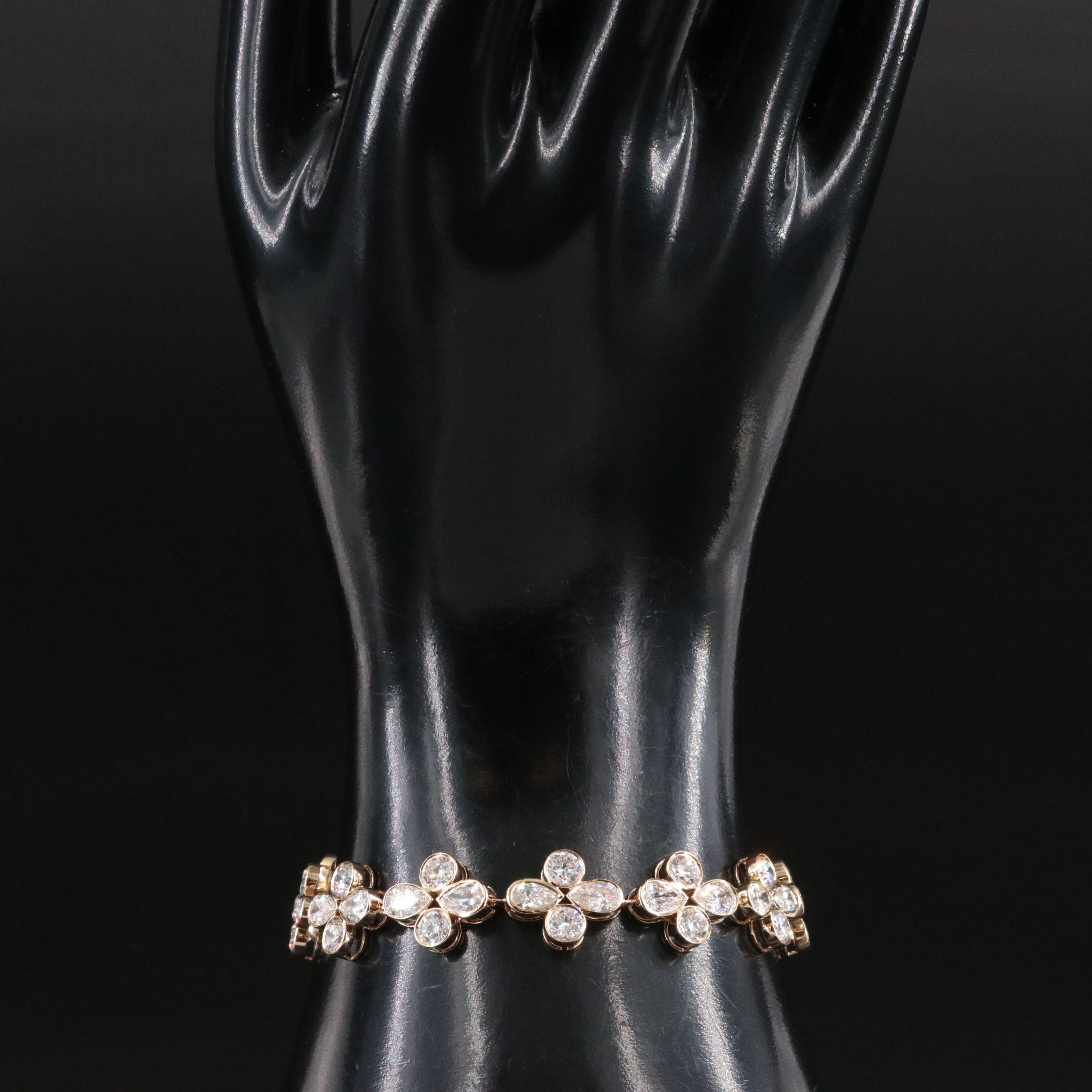 14K 15.78 CTW Lab Grown Diamond Bracelet