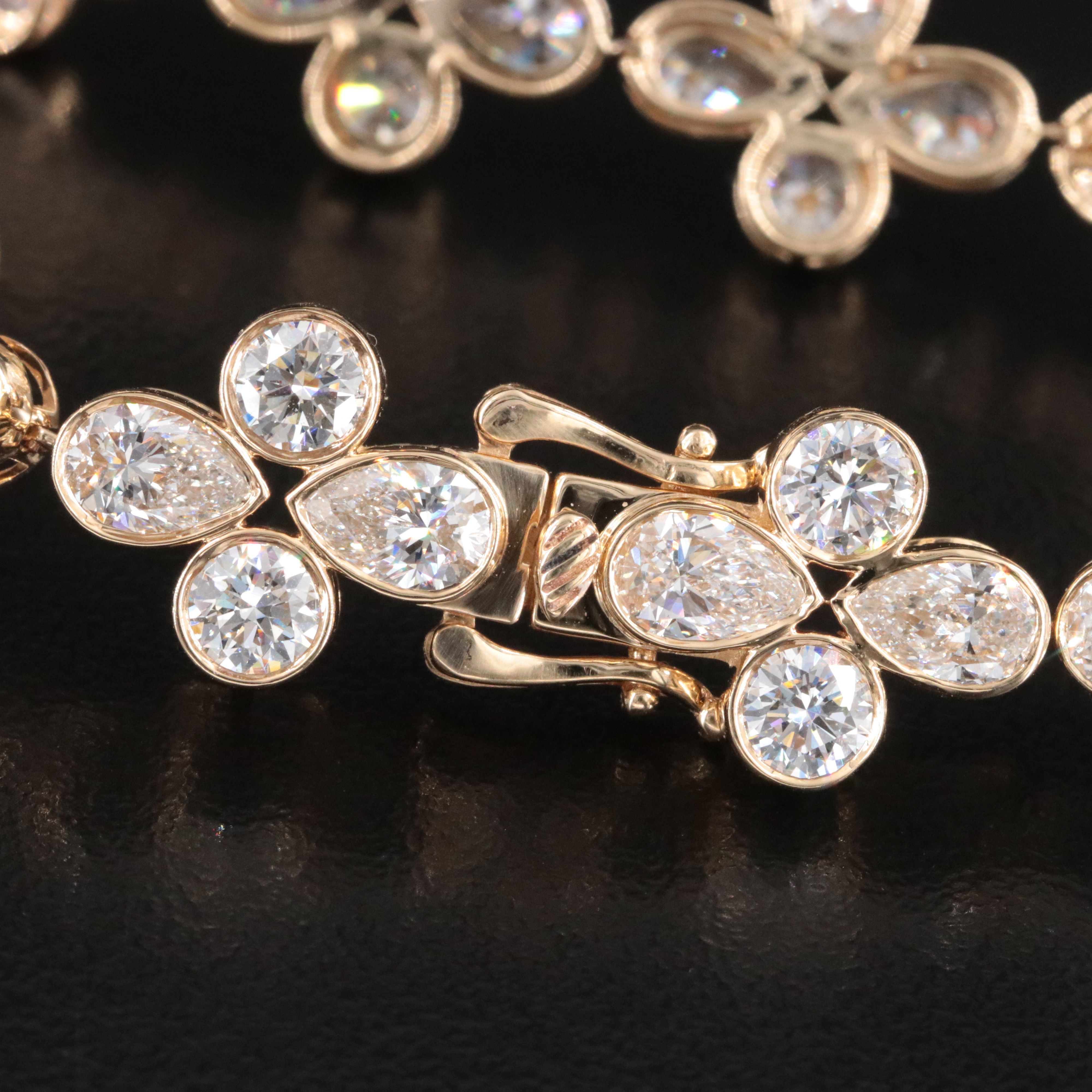 14K 15.78 CTW Lab Grown Diamond Bracelet