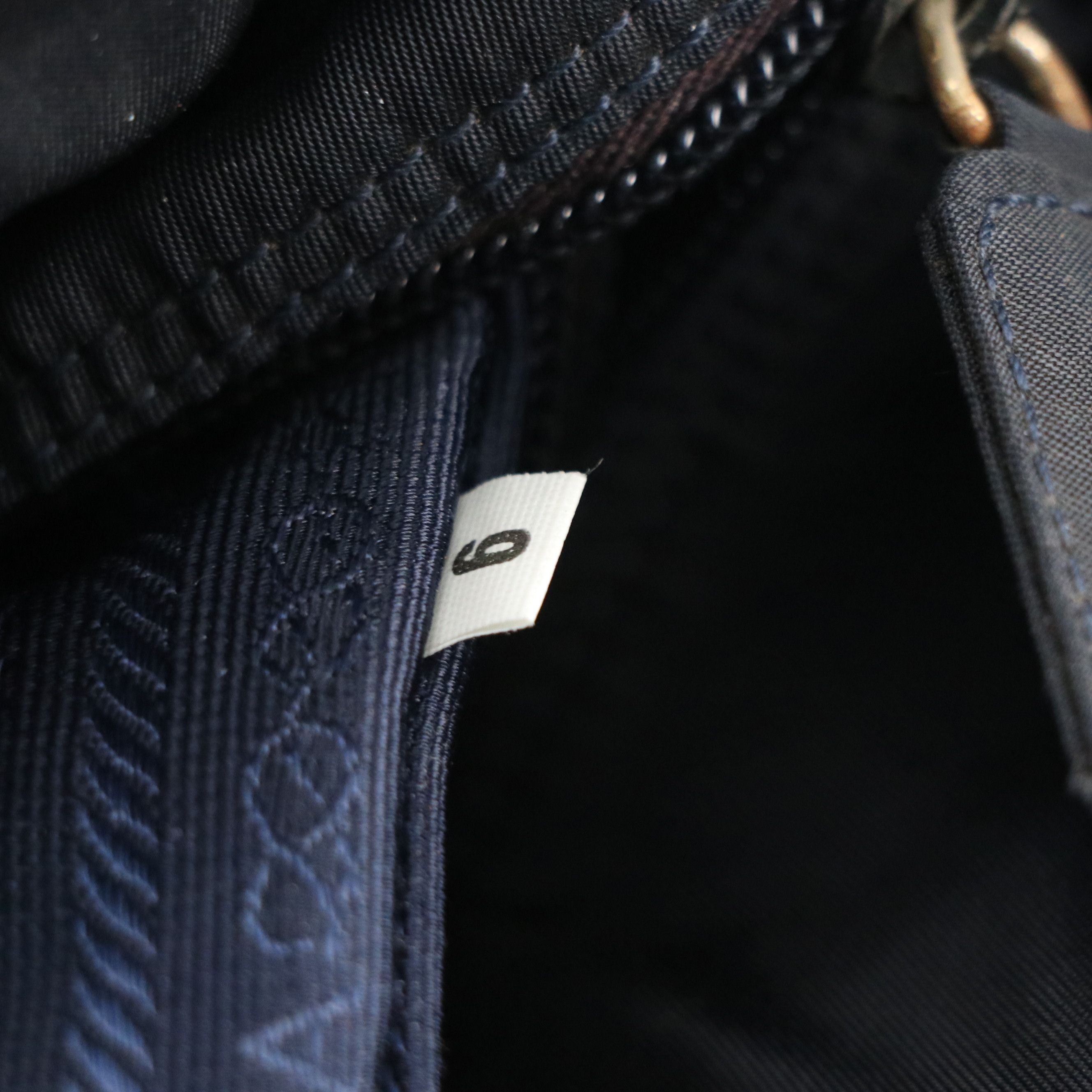 Prada Zip Tote in Midnight Blue Tessuto Nylon