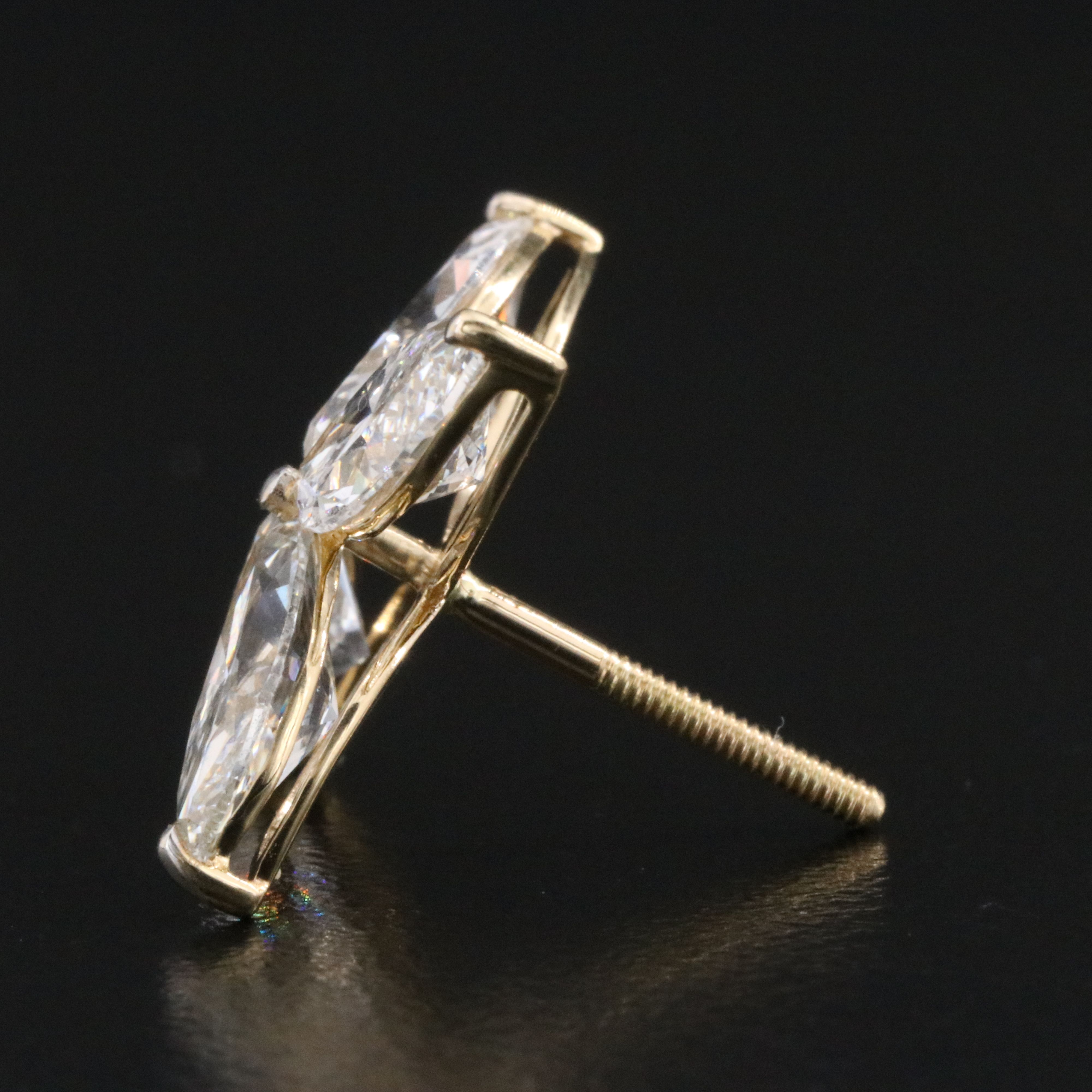 14K 6.84 CTW Lab Grown Diamond Earrings