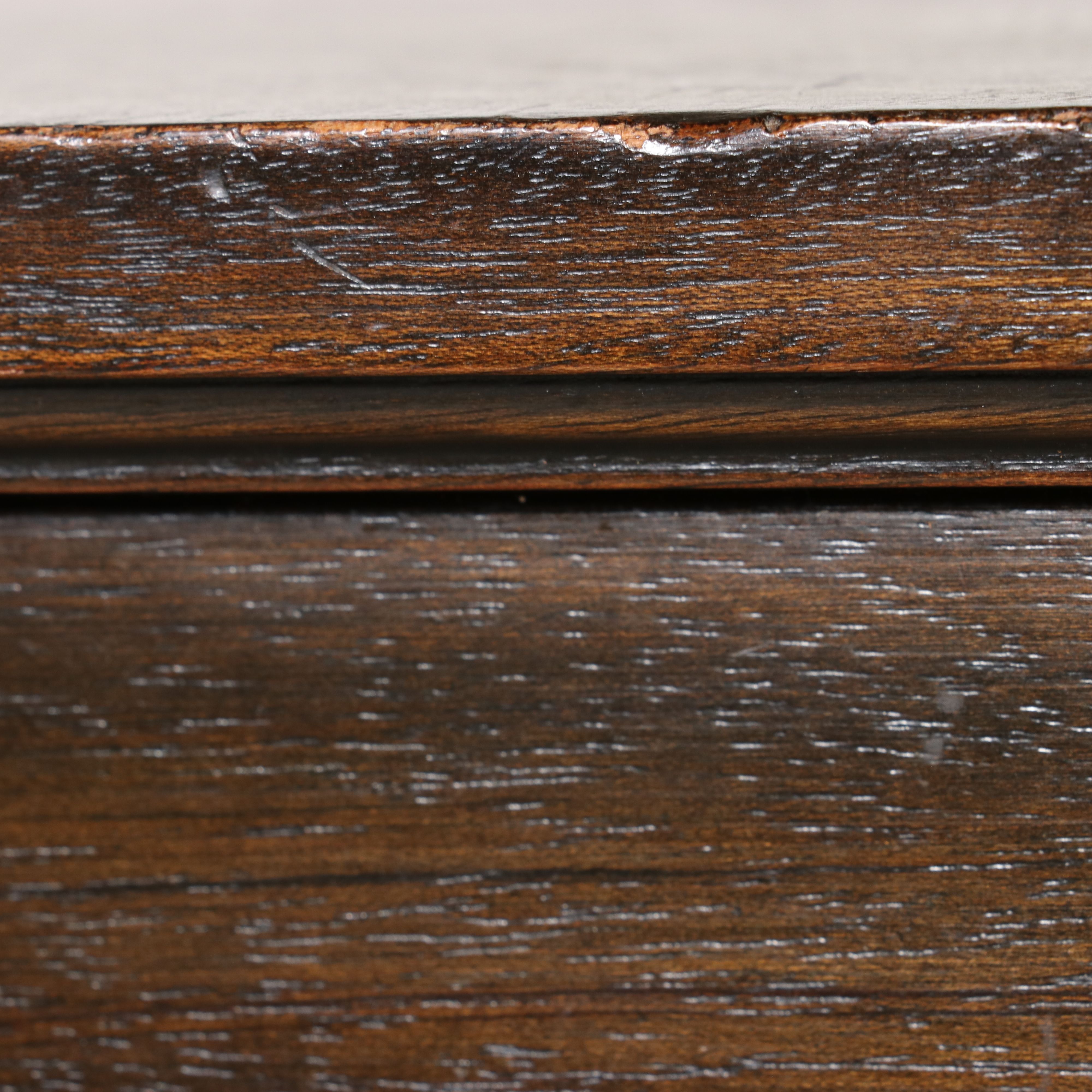 George III Style Mahogany Cabinet Bookcase, Early 20th Century