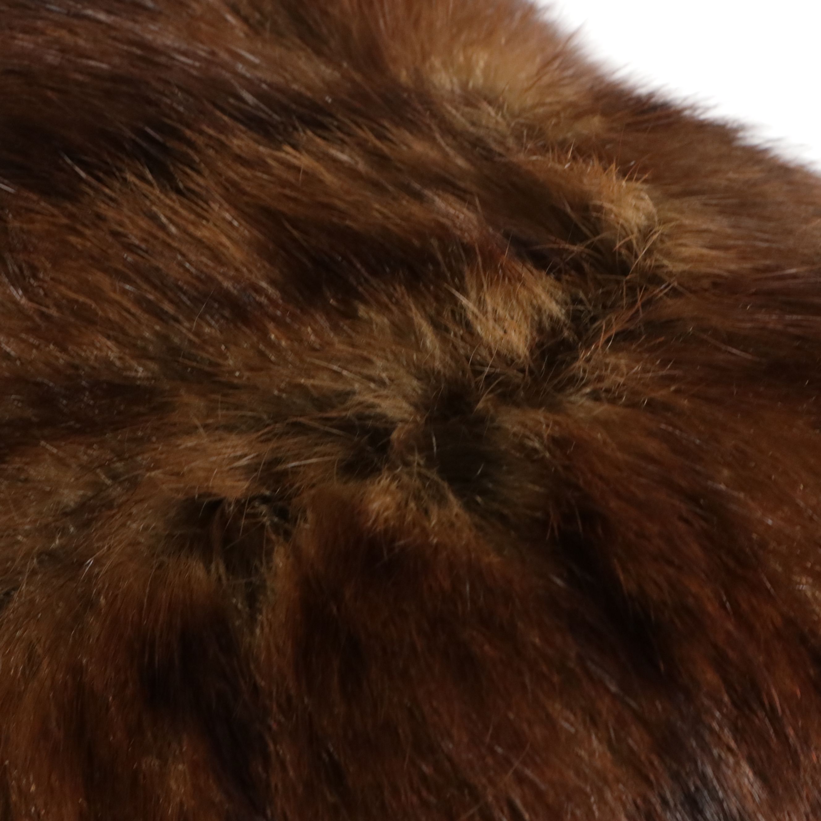Marmot Fur Stole with Front Drape, Mid-20th Century