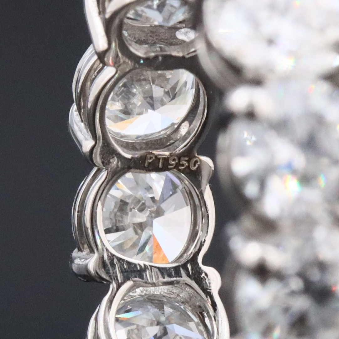 Platinum 6.92 CTW Lab Grown Diamond Eternity Band