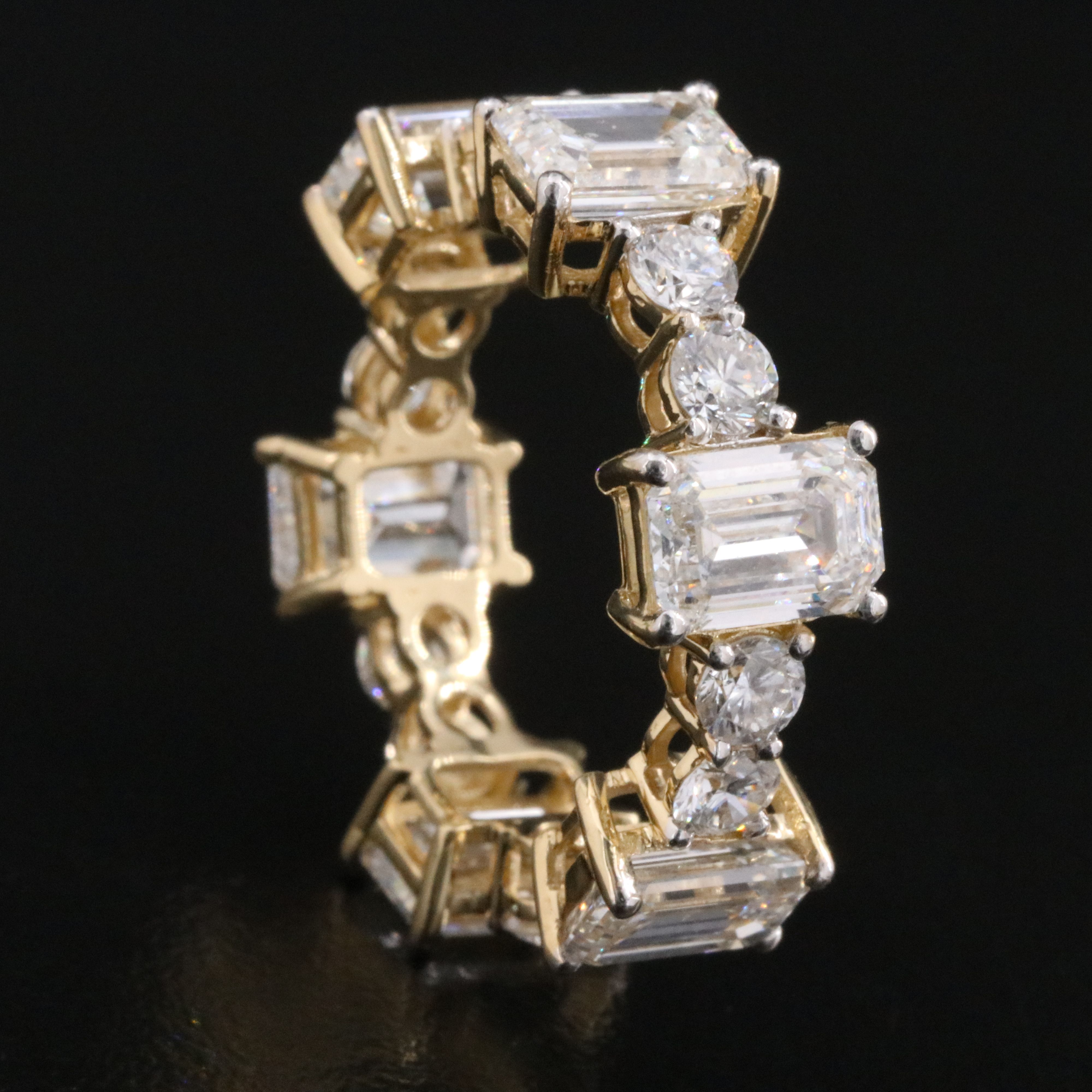 14K 7.41 CTW Lab Grown Diamond Eternity Band
