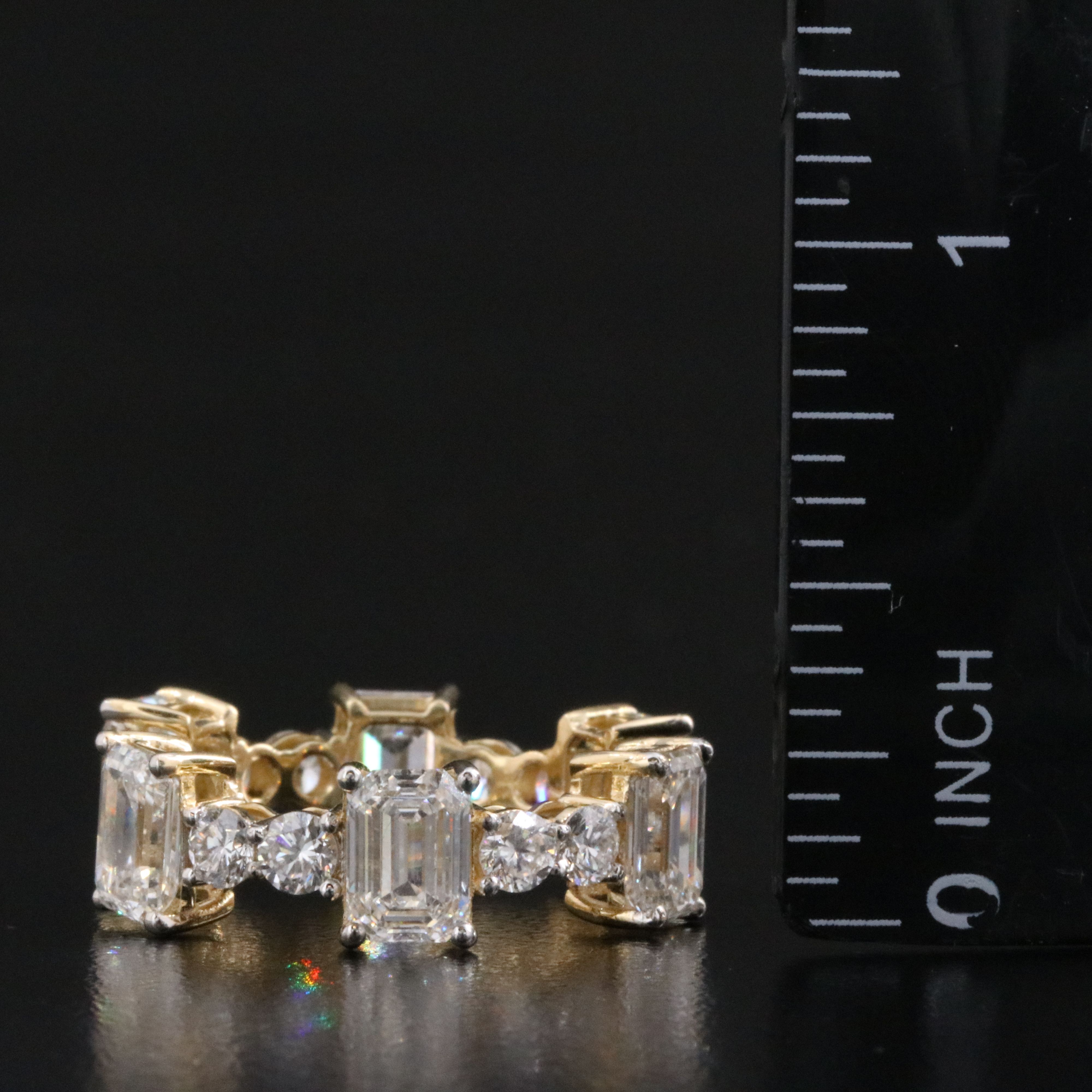 14K 7.41 CTW Lab Grown Diamond Eternity Band