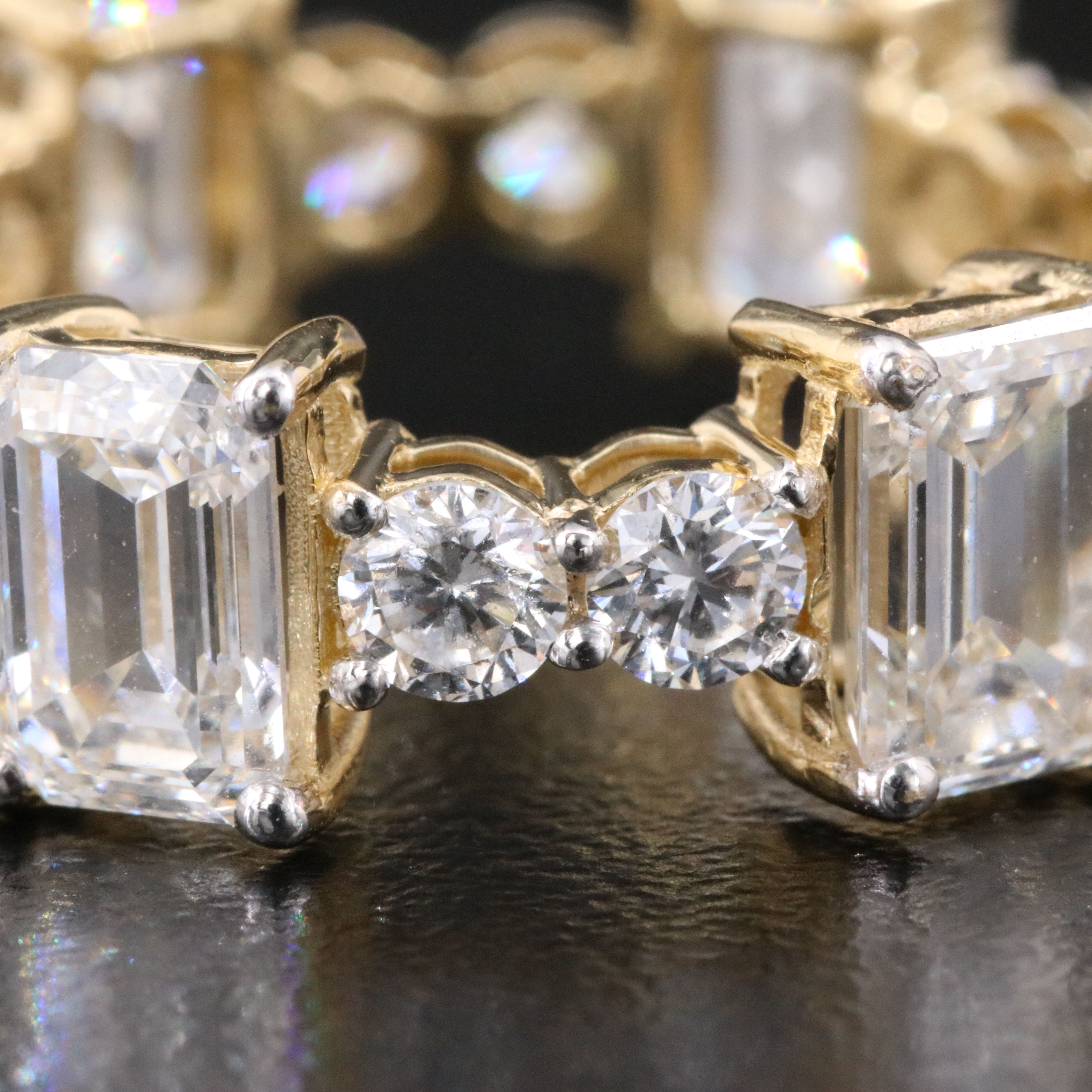 14K 7.41 CTW Lab Grown Diamond Eternity Band