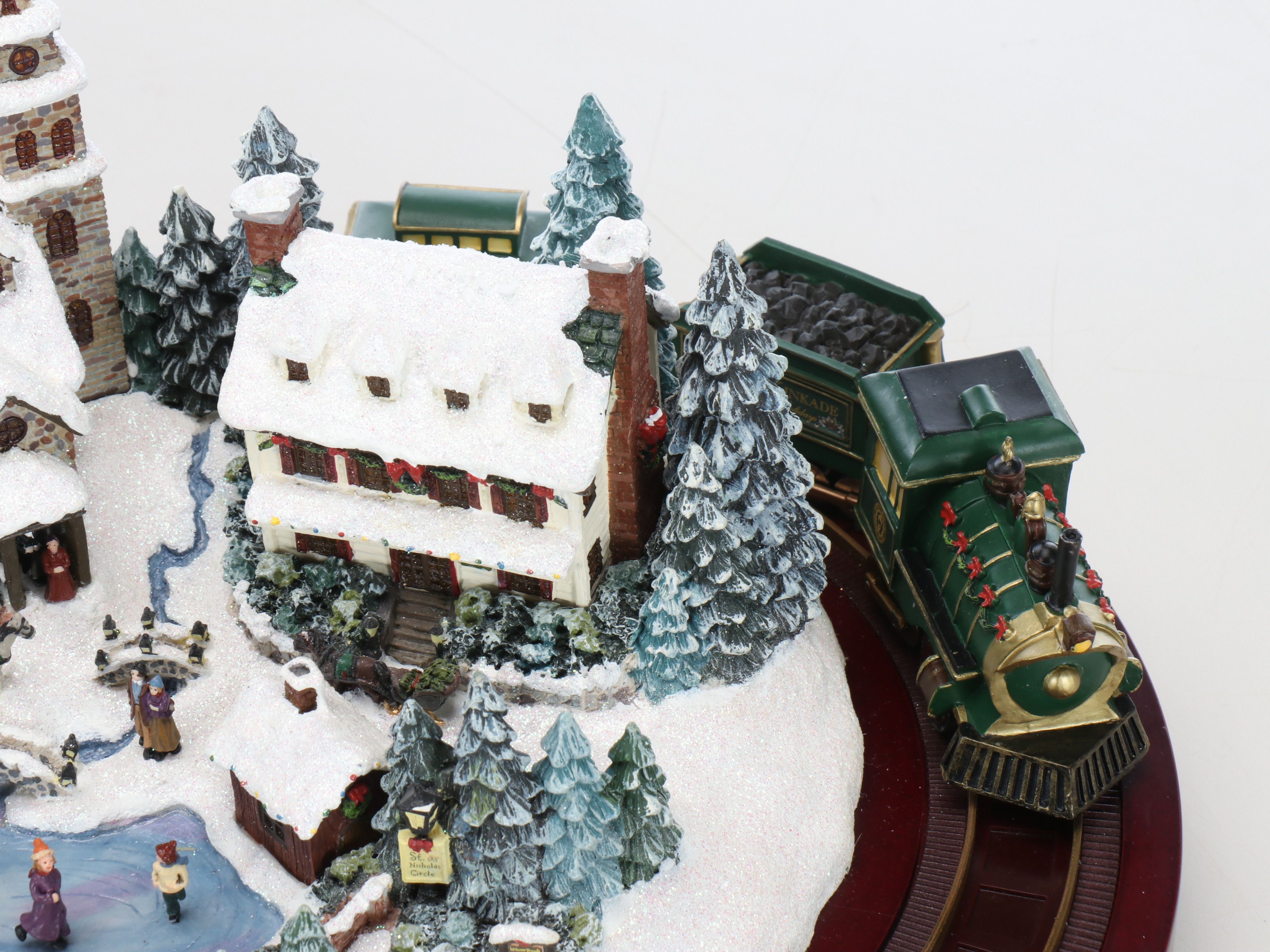 Thomas Kinkade "Wonderland Express Christmas Tree" and More Village Décor