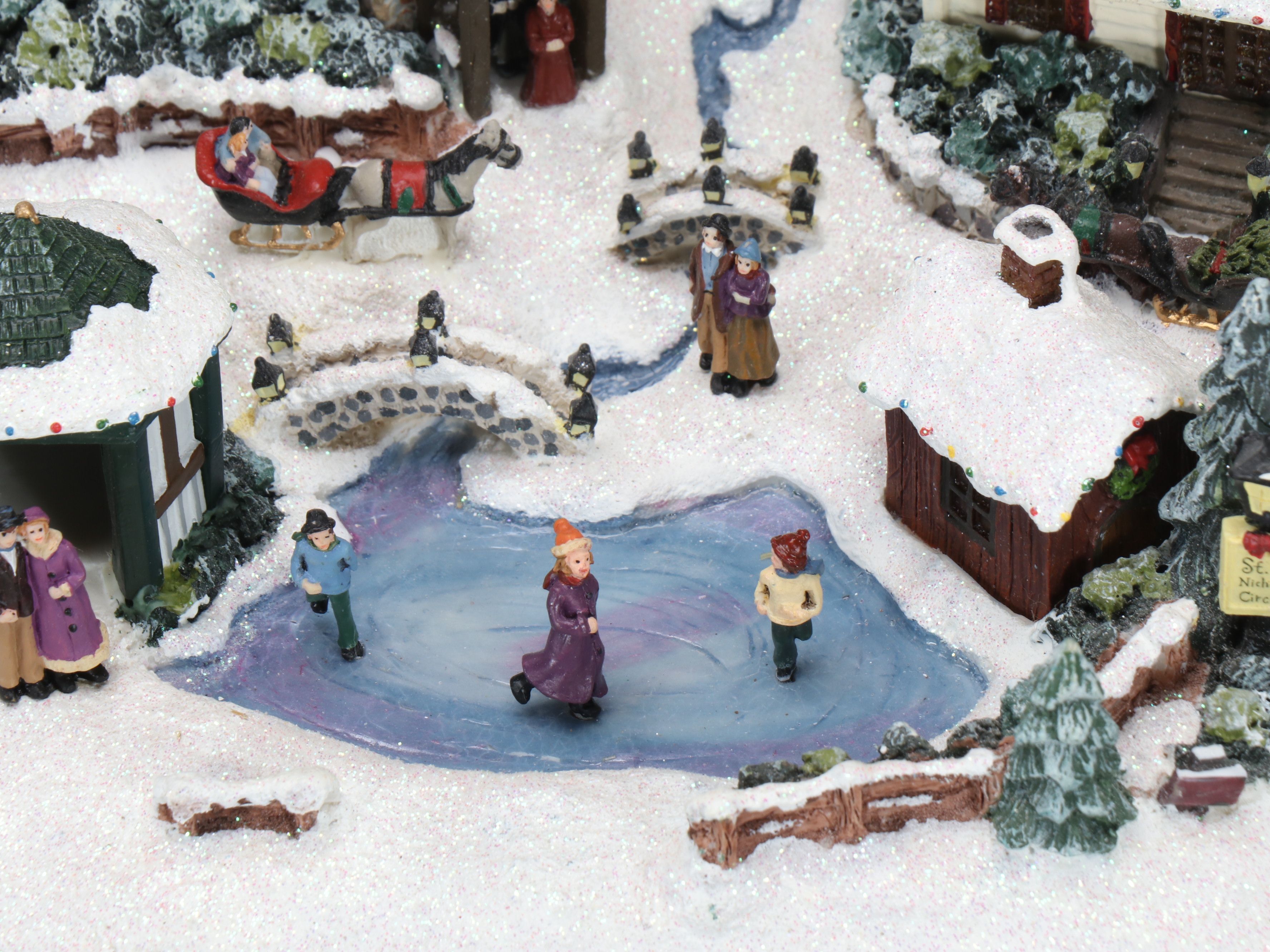 Thomas Kinkade "Wonderland Express Christmas Tree" and More Village Décor