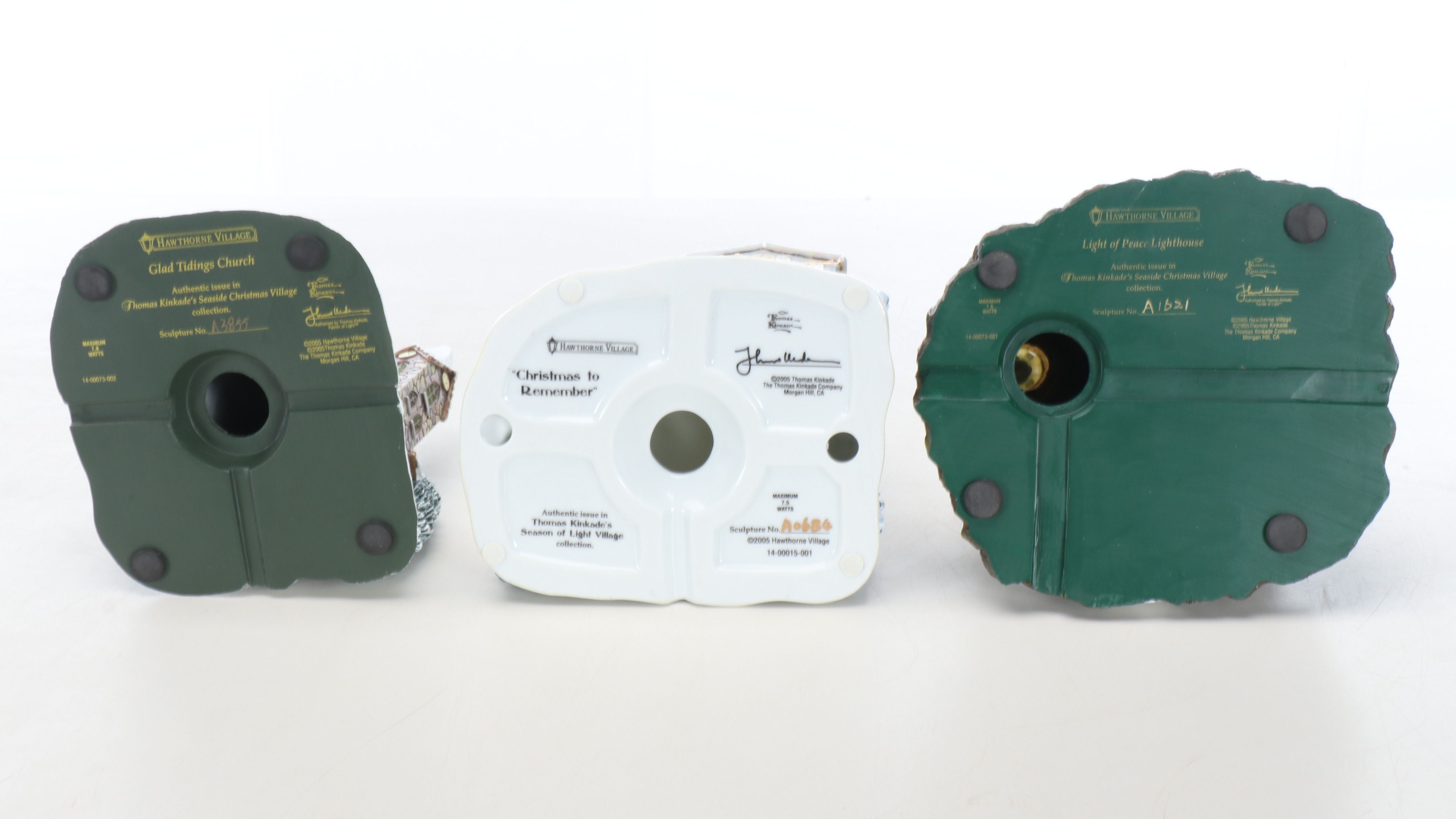 Thomas Kinkade "Wonderland Express Christmas Tree" and More Village Décor