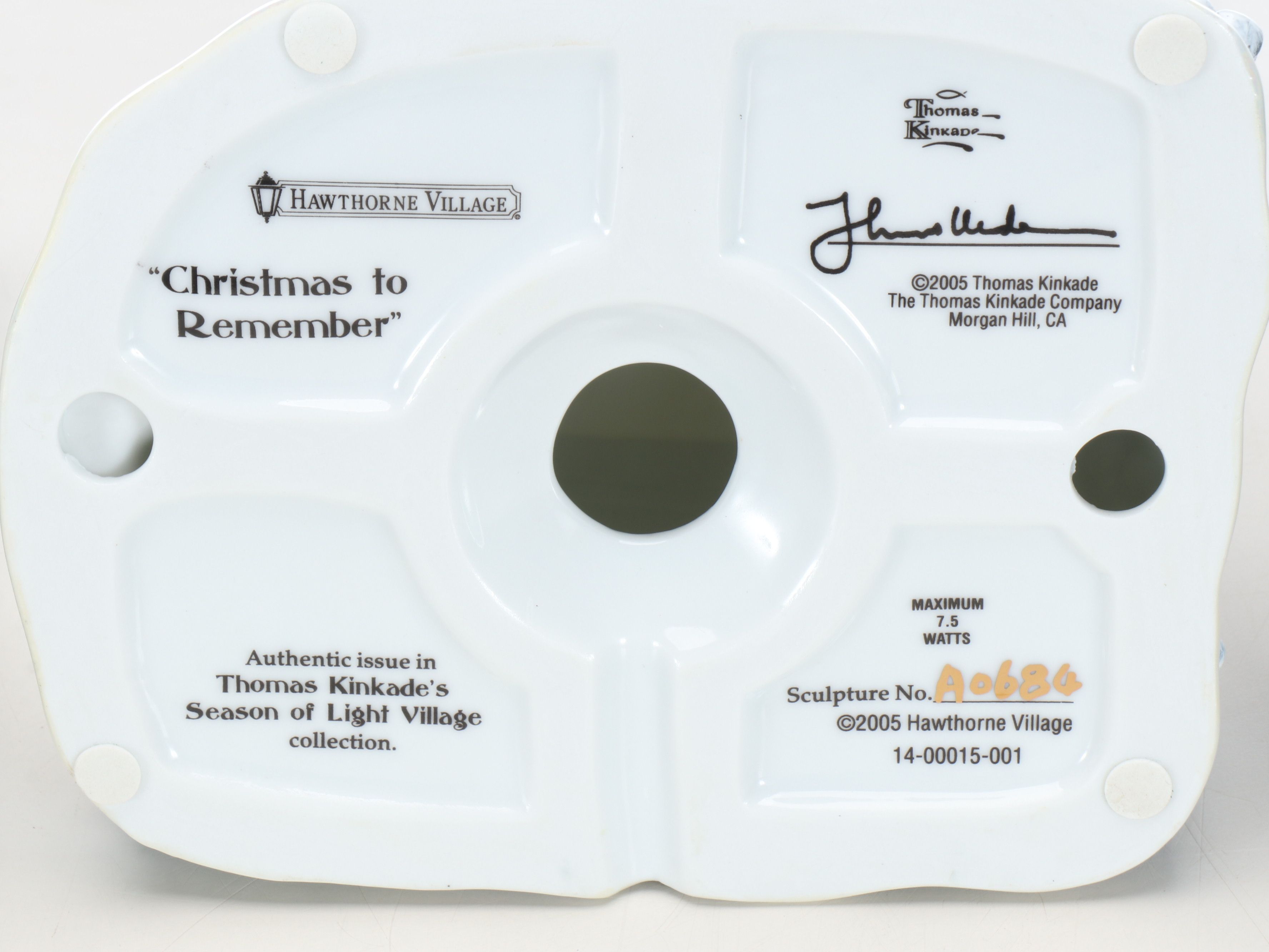 Thomas Kinkade "Wonderland Express Christmas Tree" and More Village Décor