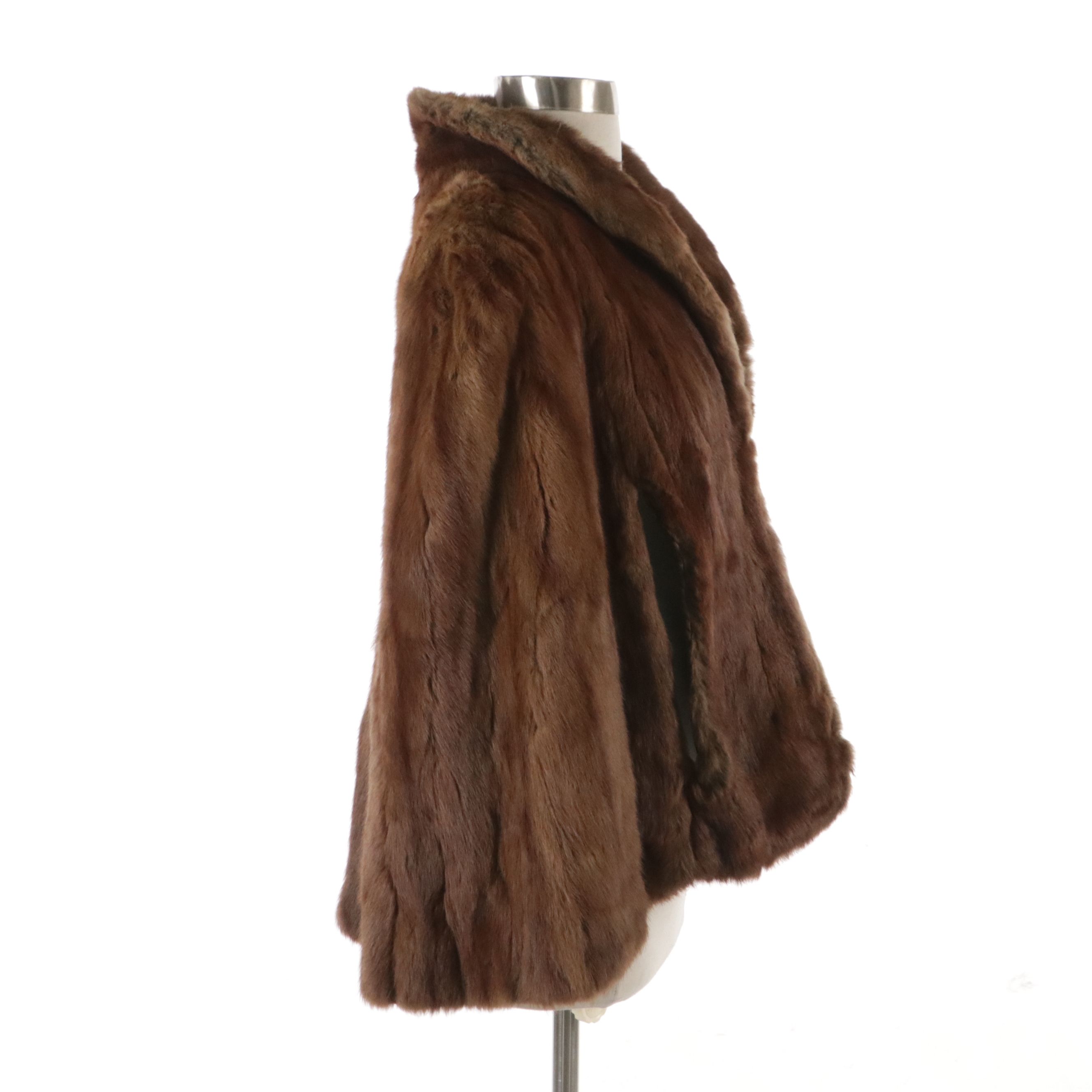 Squirrel Fur Capelet, Mid-20th Century