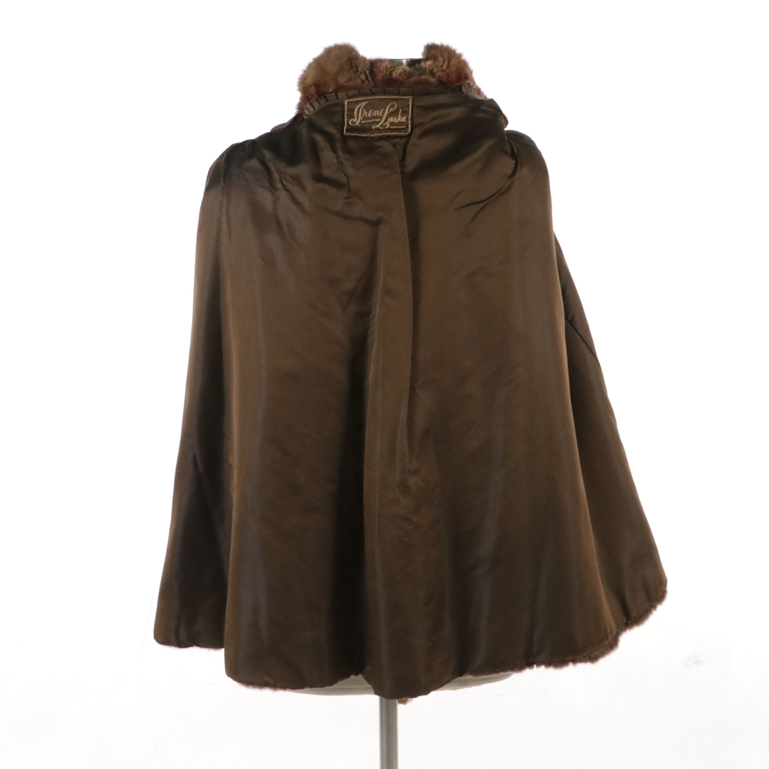 Squirrel Fur Capelet, Mid-20th Century