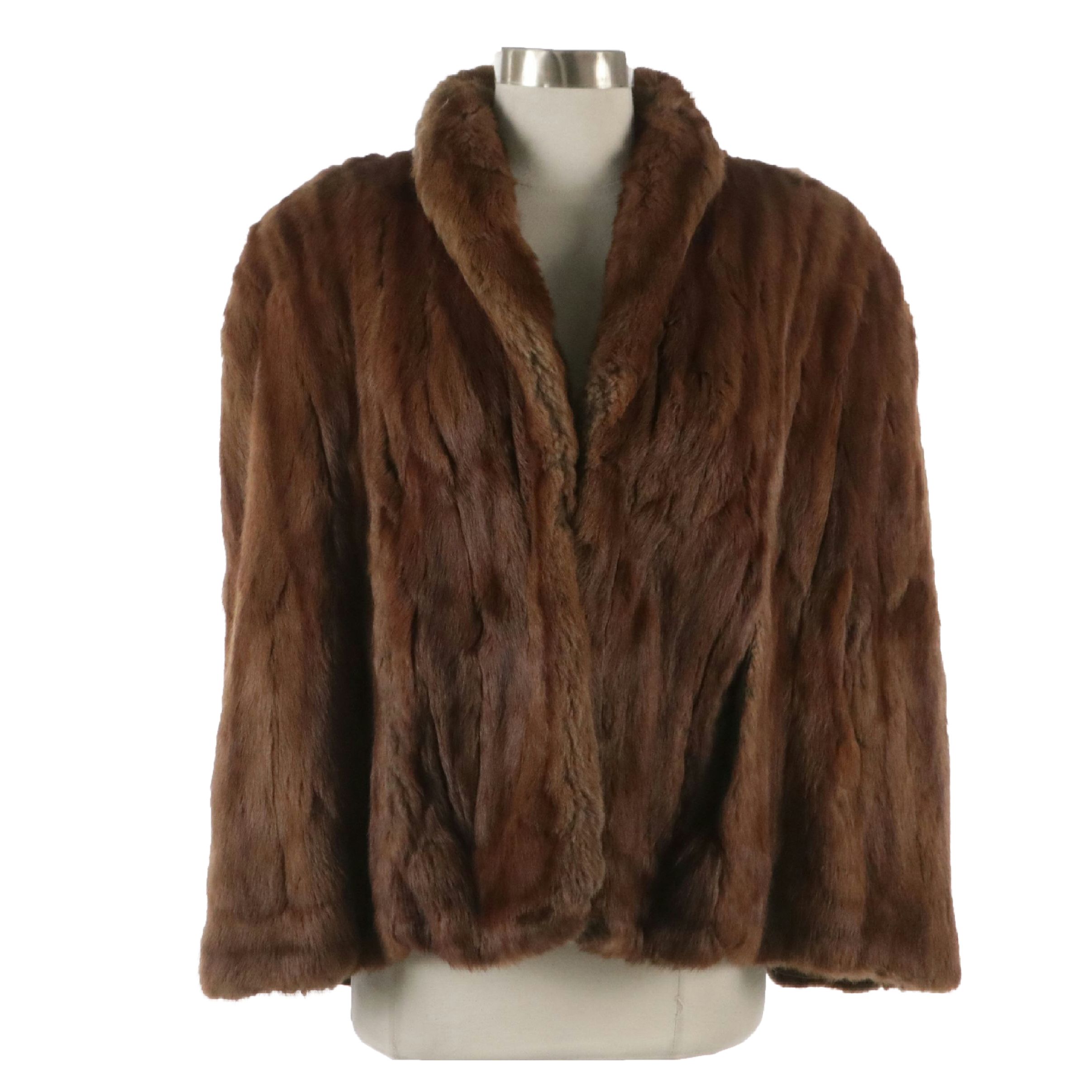 Squirrel Fur Capelet, Mid-20th Century