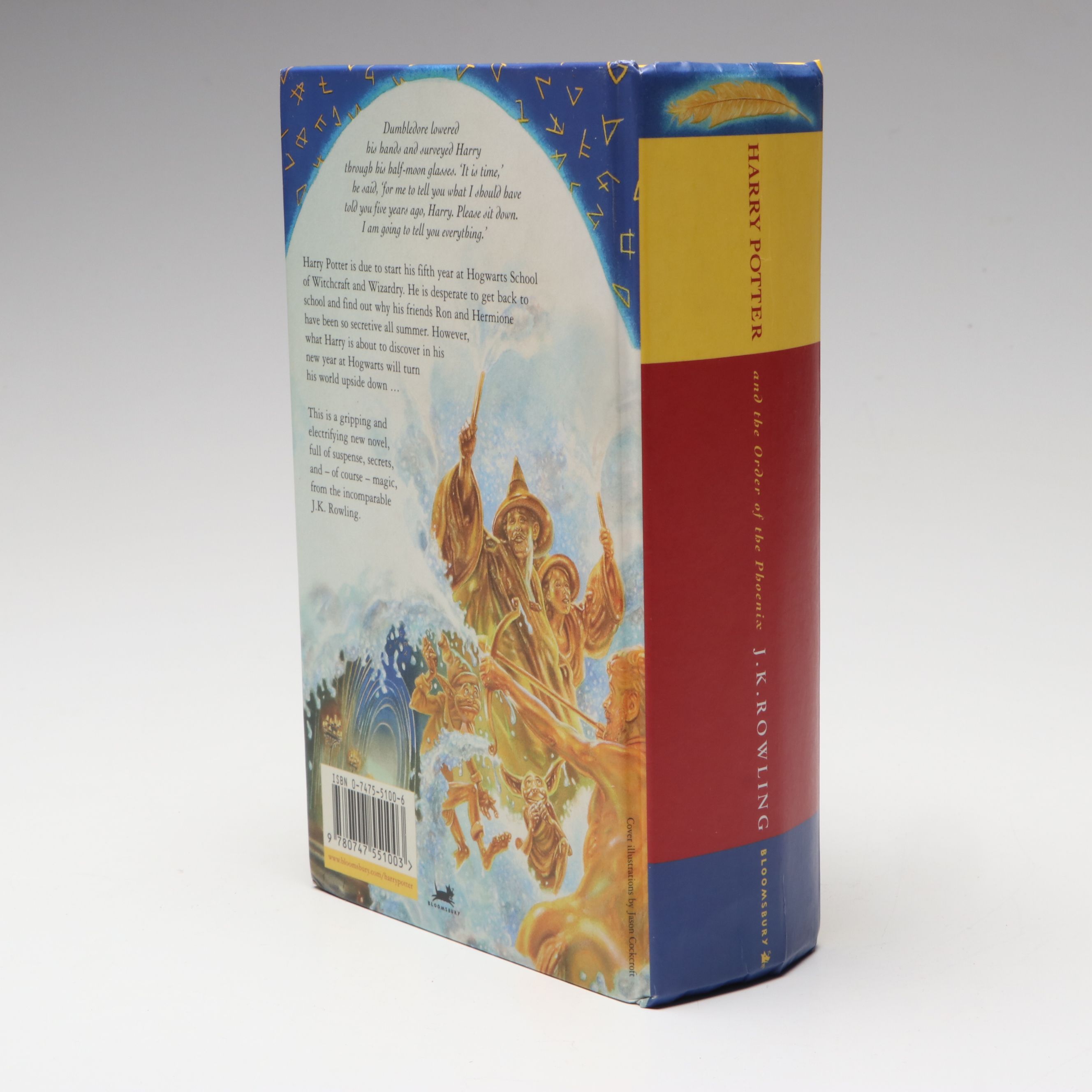 First UK Edition "Harry Potter and the Order of the Phoenix" by J. K. Rowling