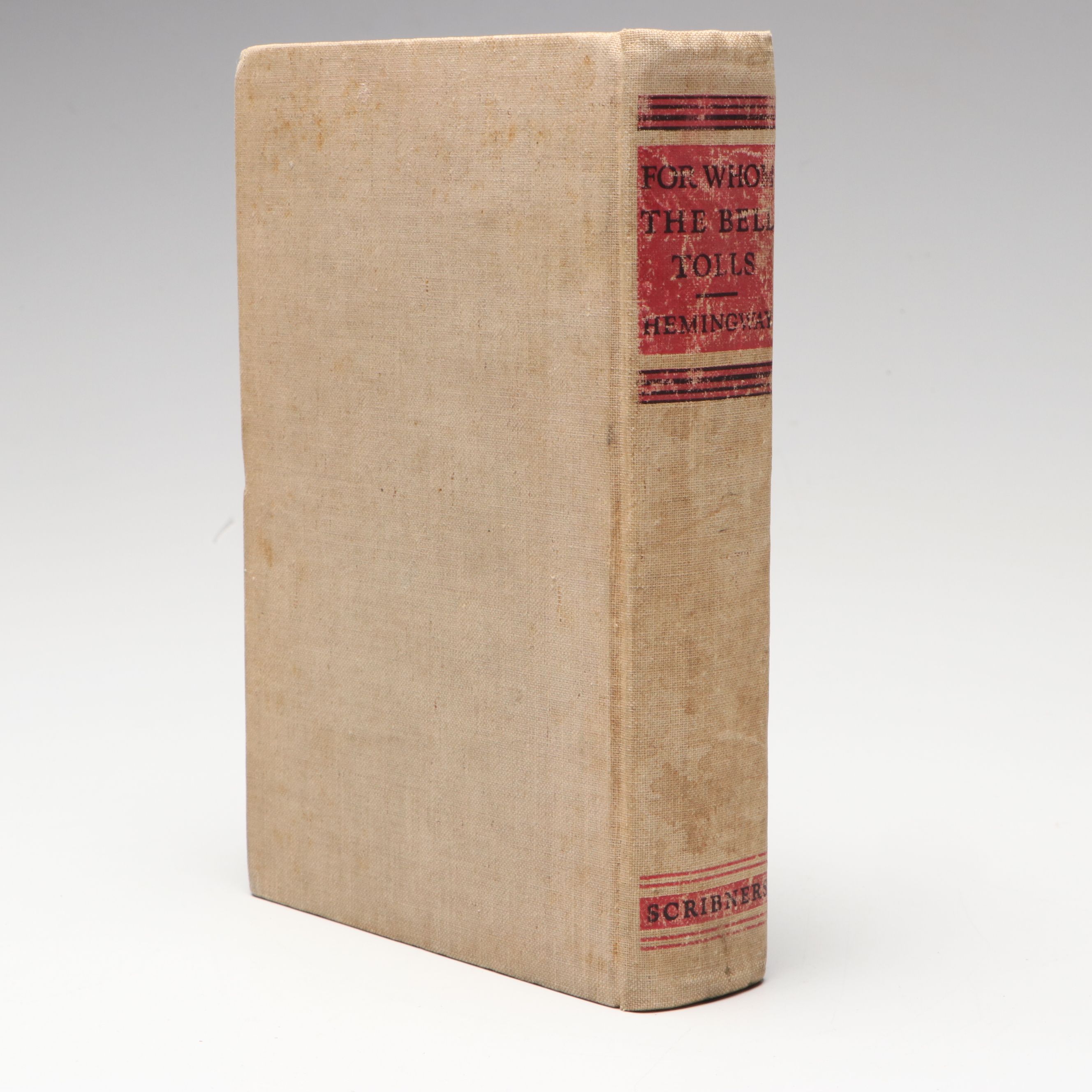 First Printing "For Whom the Bell Tolls" by Ernest Hemingway, 1940