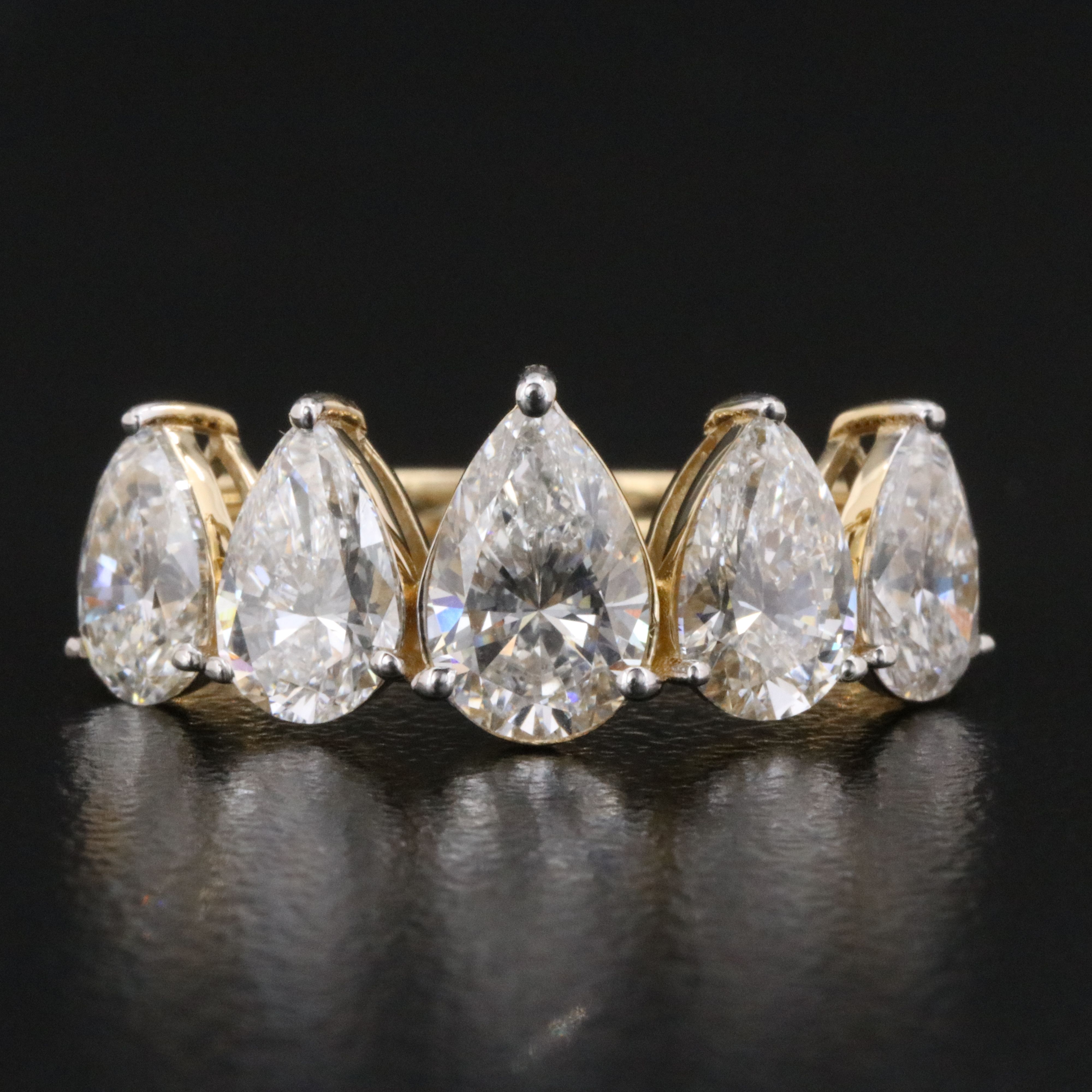 14K 5.25 CTW Lab Grown Diamond Ring with IGI Report