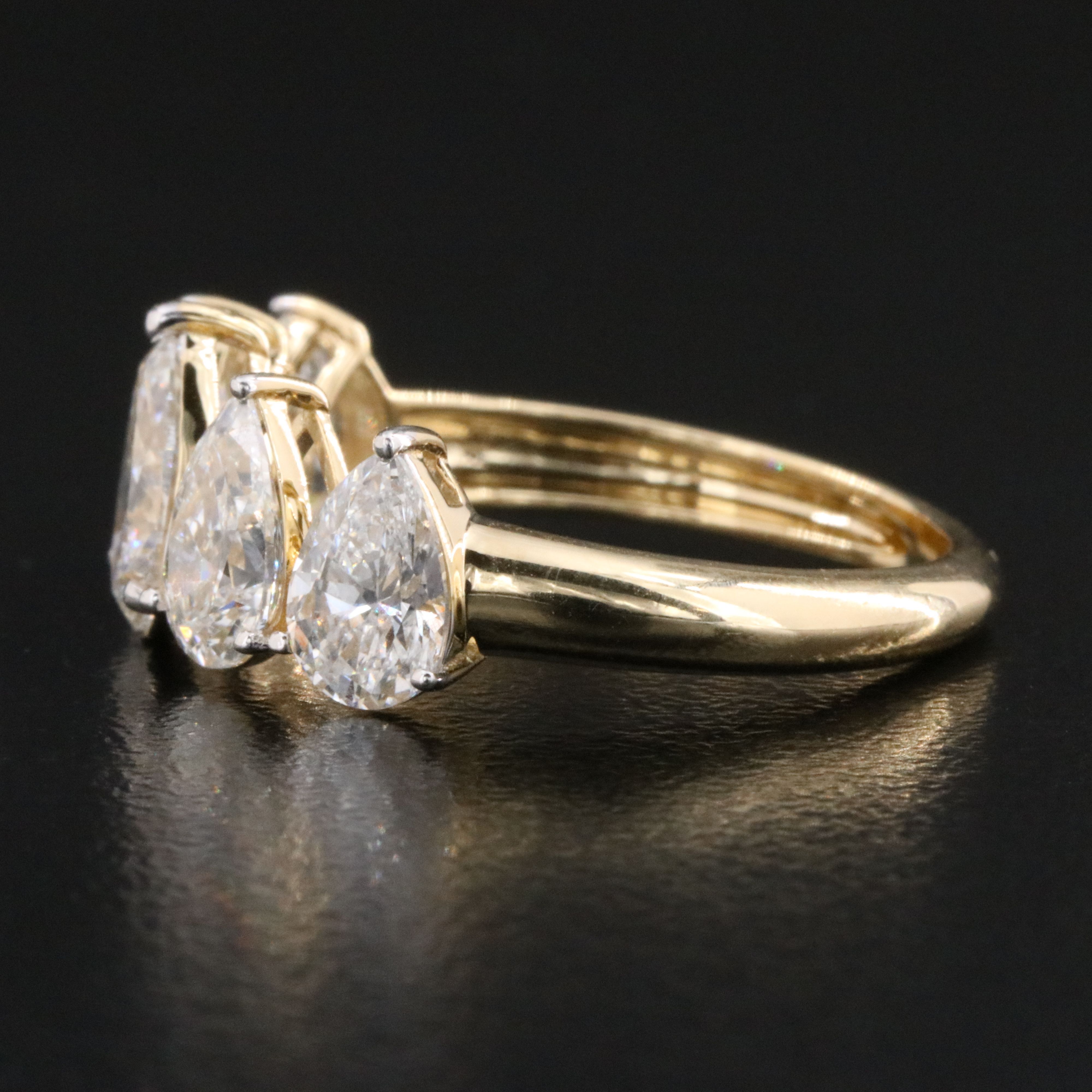 14K 5.25 CTW Lab Grown Diamond Ring with IGI Report