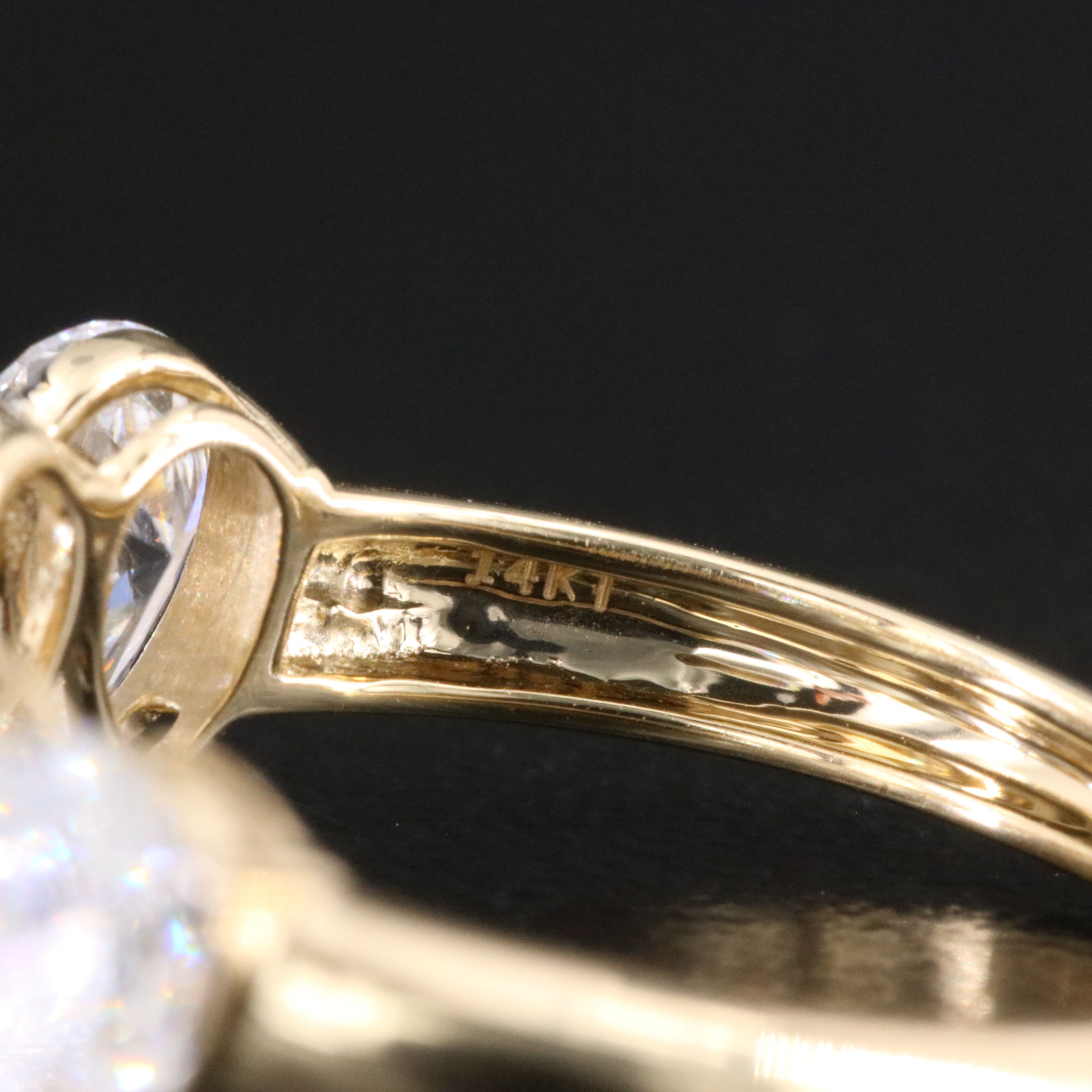 14K 5.25 CTW Lab Grown Diamond Ring with IGI Report