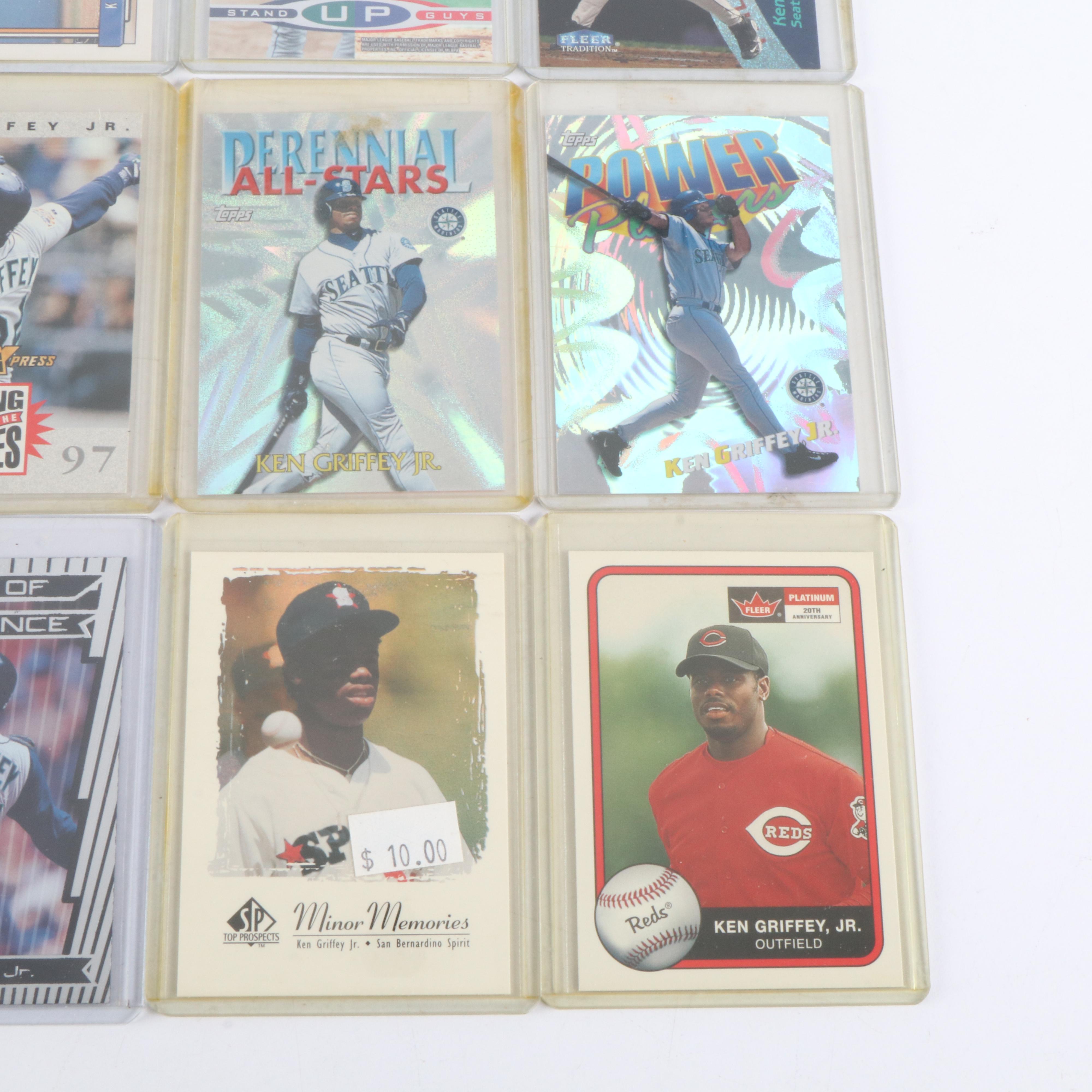 Collection of 251 Ken Griffey Jr. Baseball Cards, Including Rookie Cards
