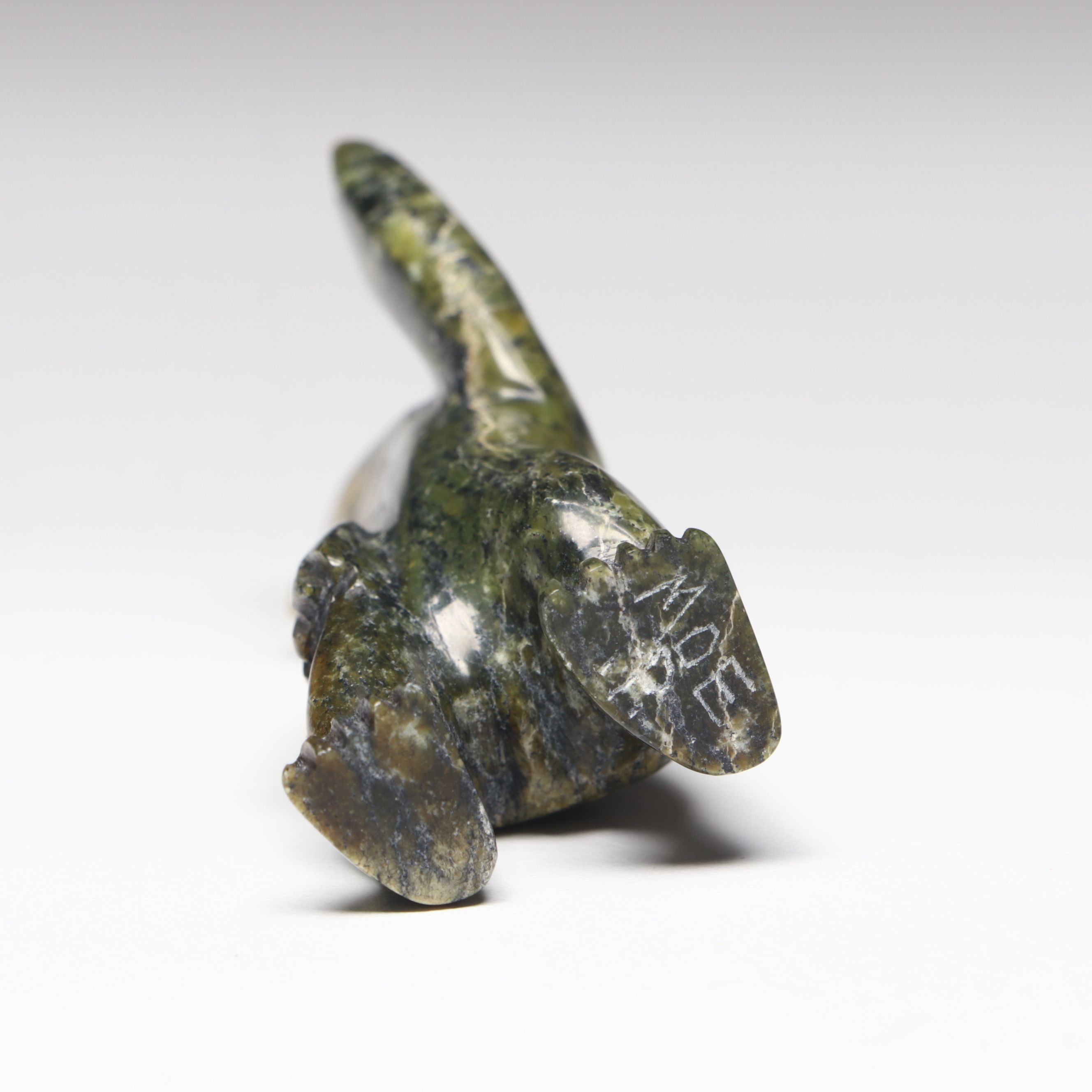 Moe Petooloosie Inuit Carved Stone Dancing Bear