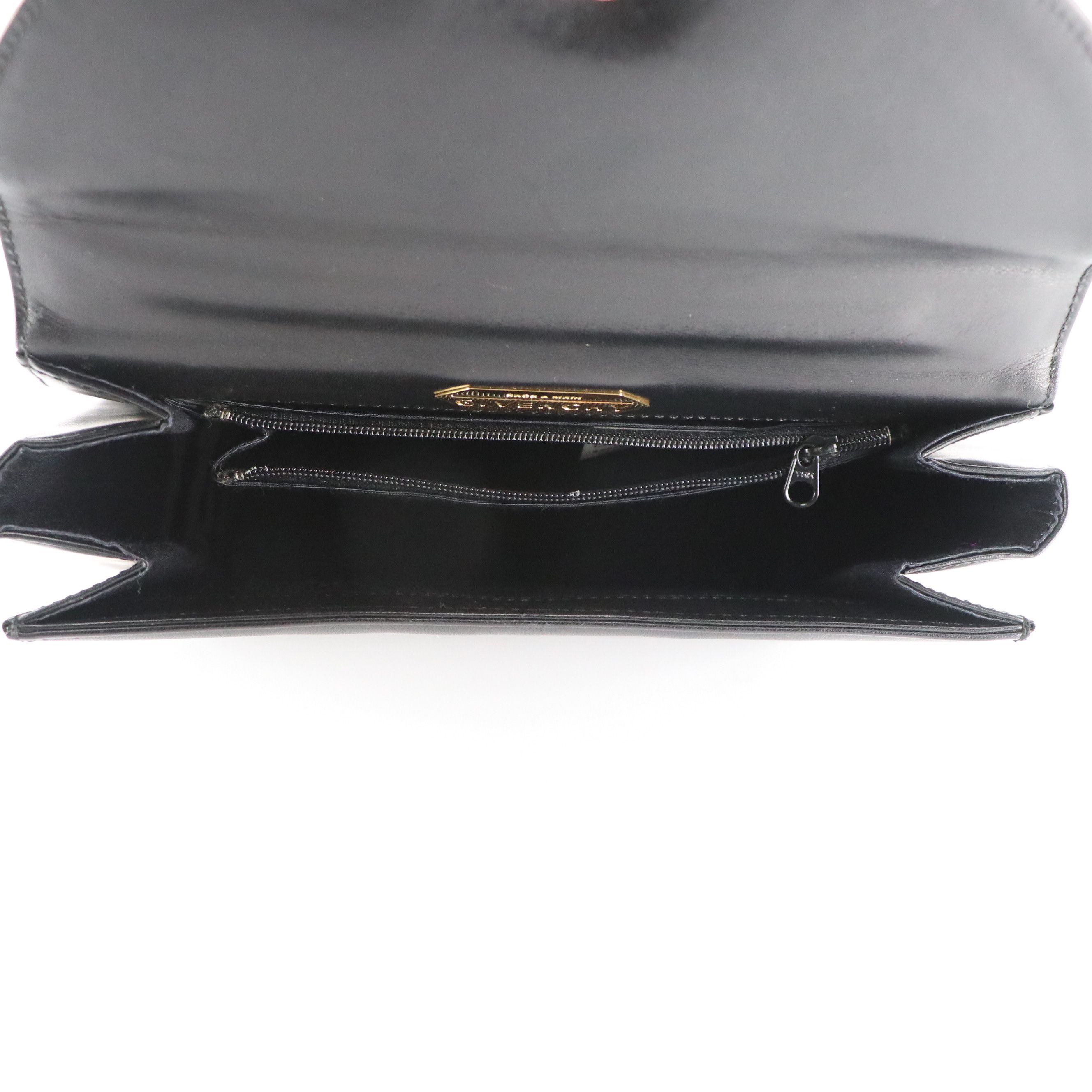 Givenchy Maroquinerie Top Handle Foldover Bag in Leather