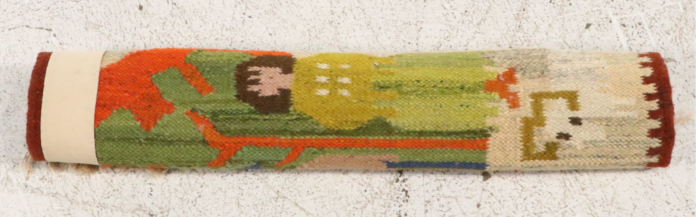 2'5 x 4'11 Handwoven Mid Century Modern Scandinavian Rölakan Accent Rug