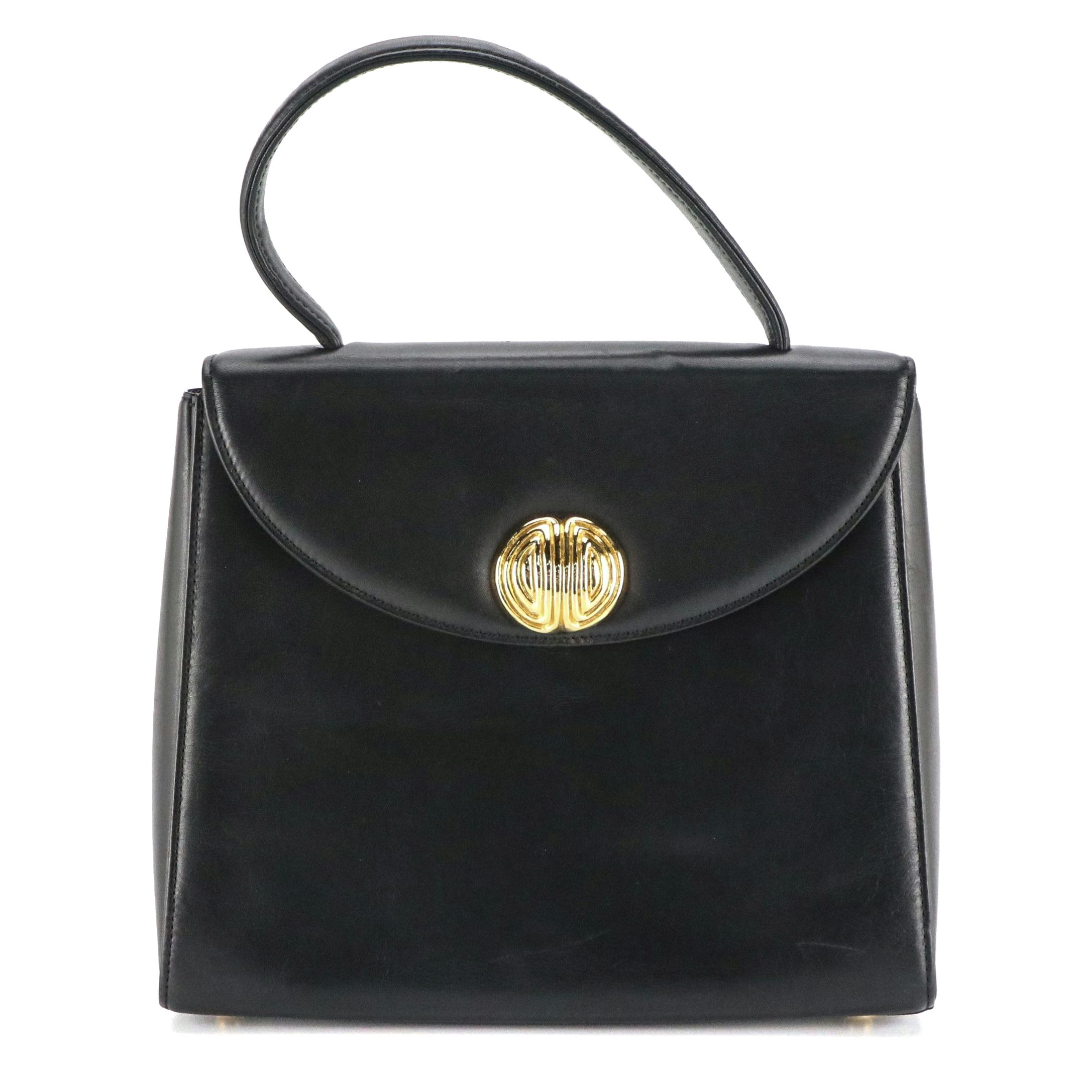 Givenchy Maroquinerie Top Handle Foldover Bag in Leather