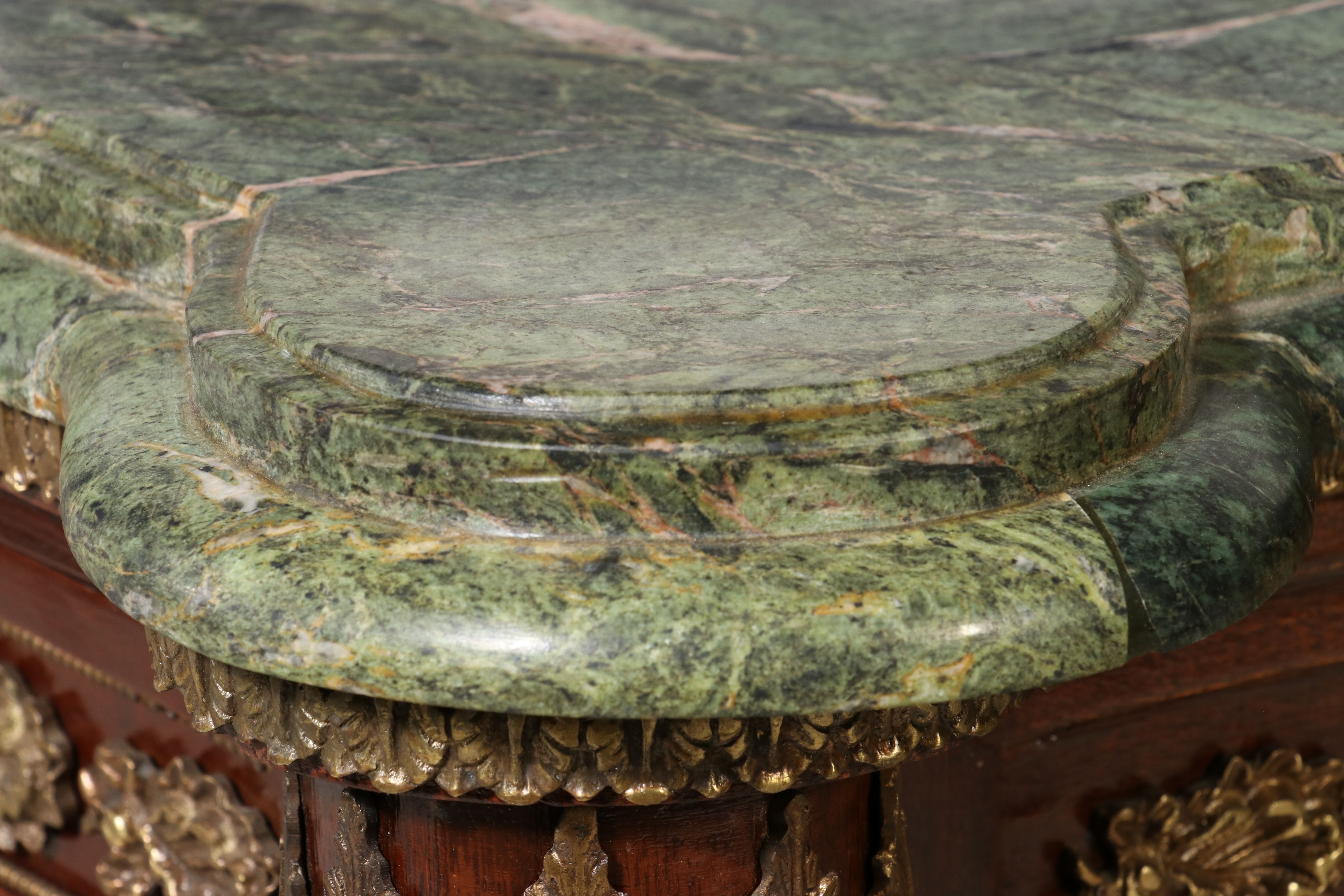 French Empire Style Gilt-Bronze Mounted Sideboard, Late 20th Century