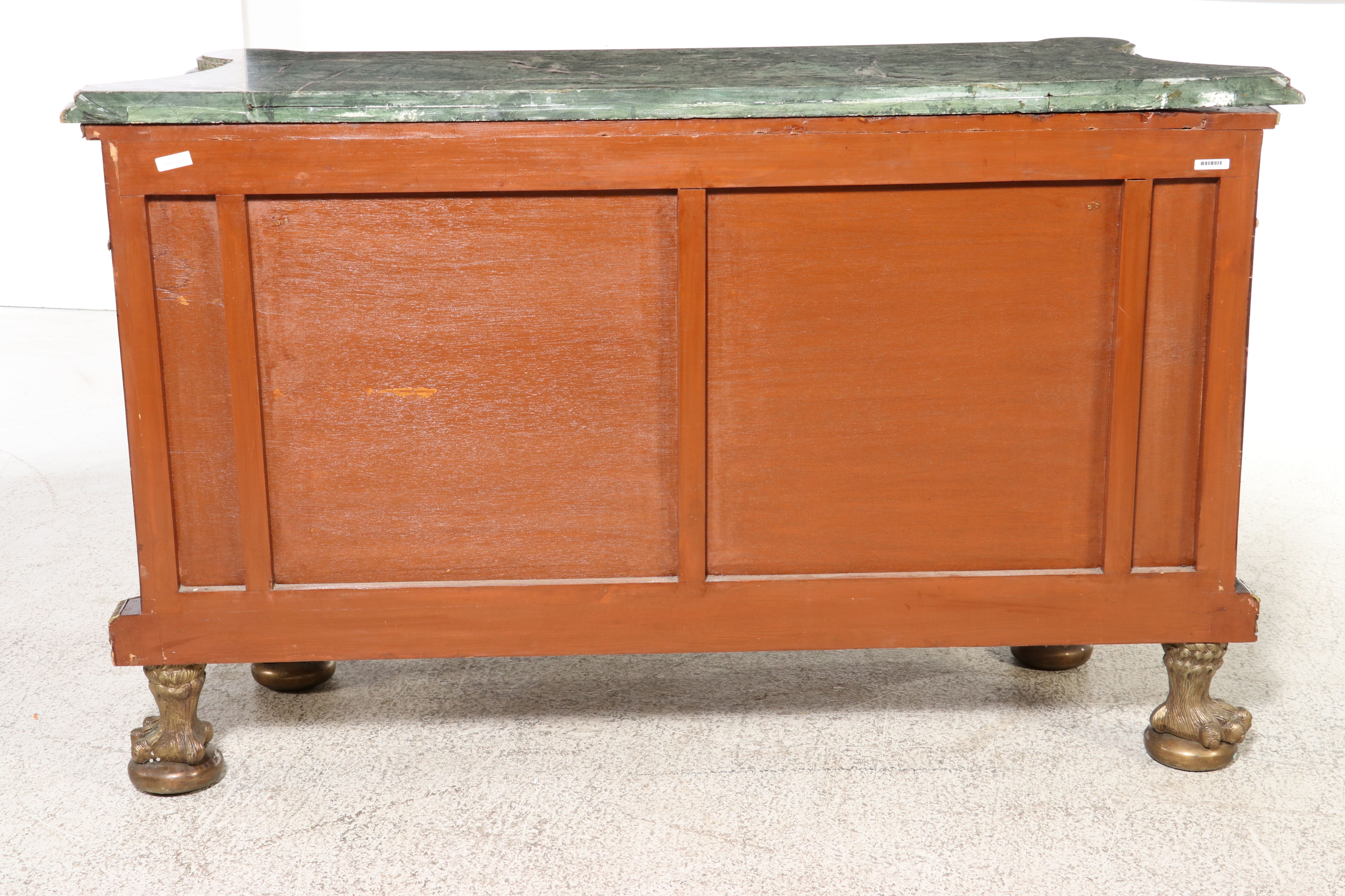French Empire Style Gilt-Bronze Mounted Sideboard, Late 20th Century