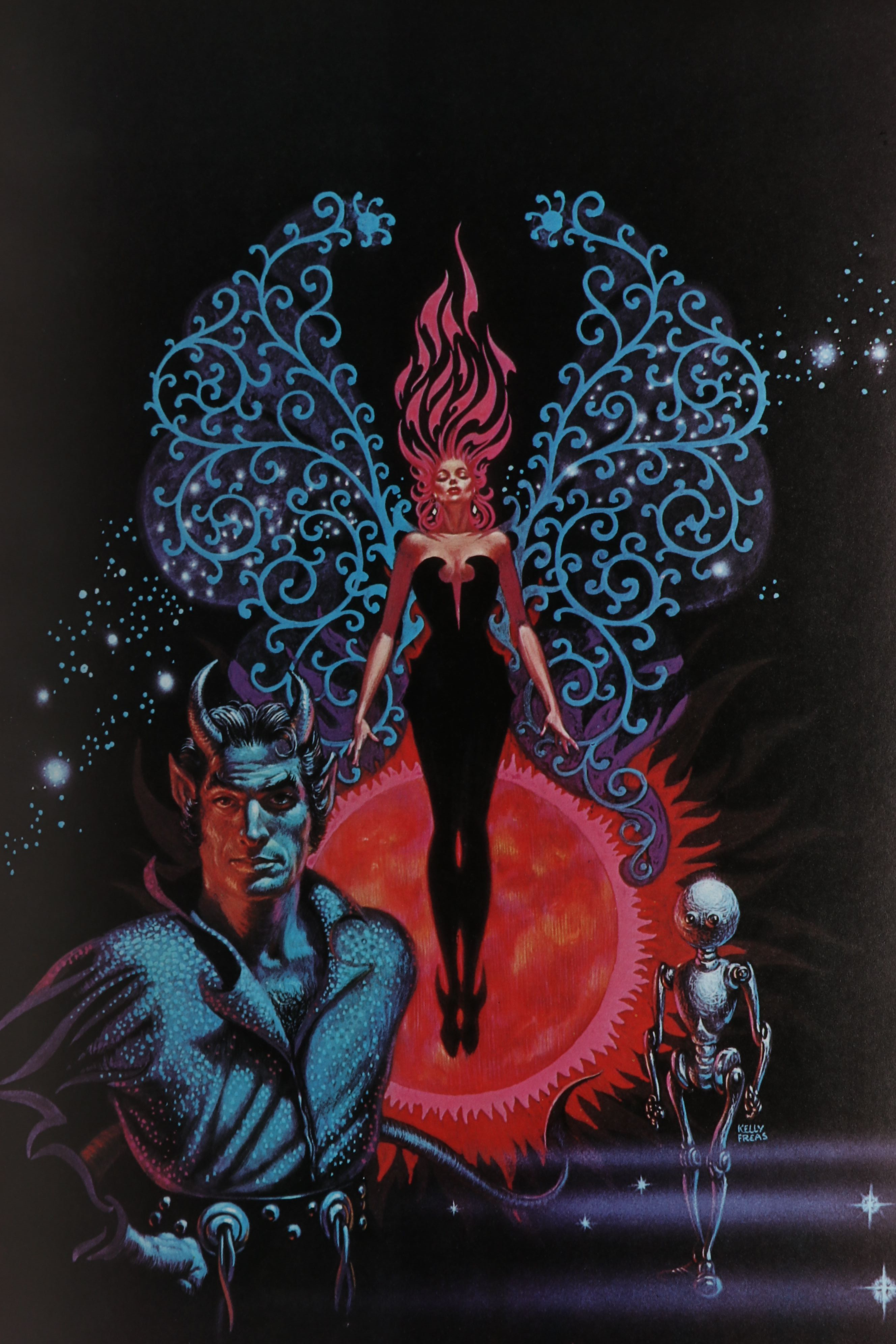 Signed Limited First Edition "The Art of Science Fiction" by Frank Kelly Freas