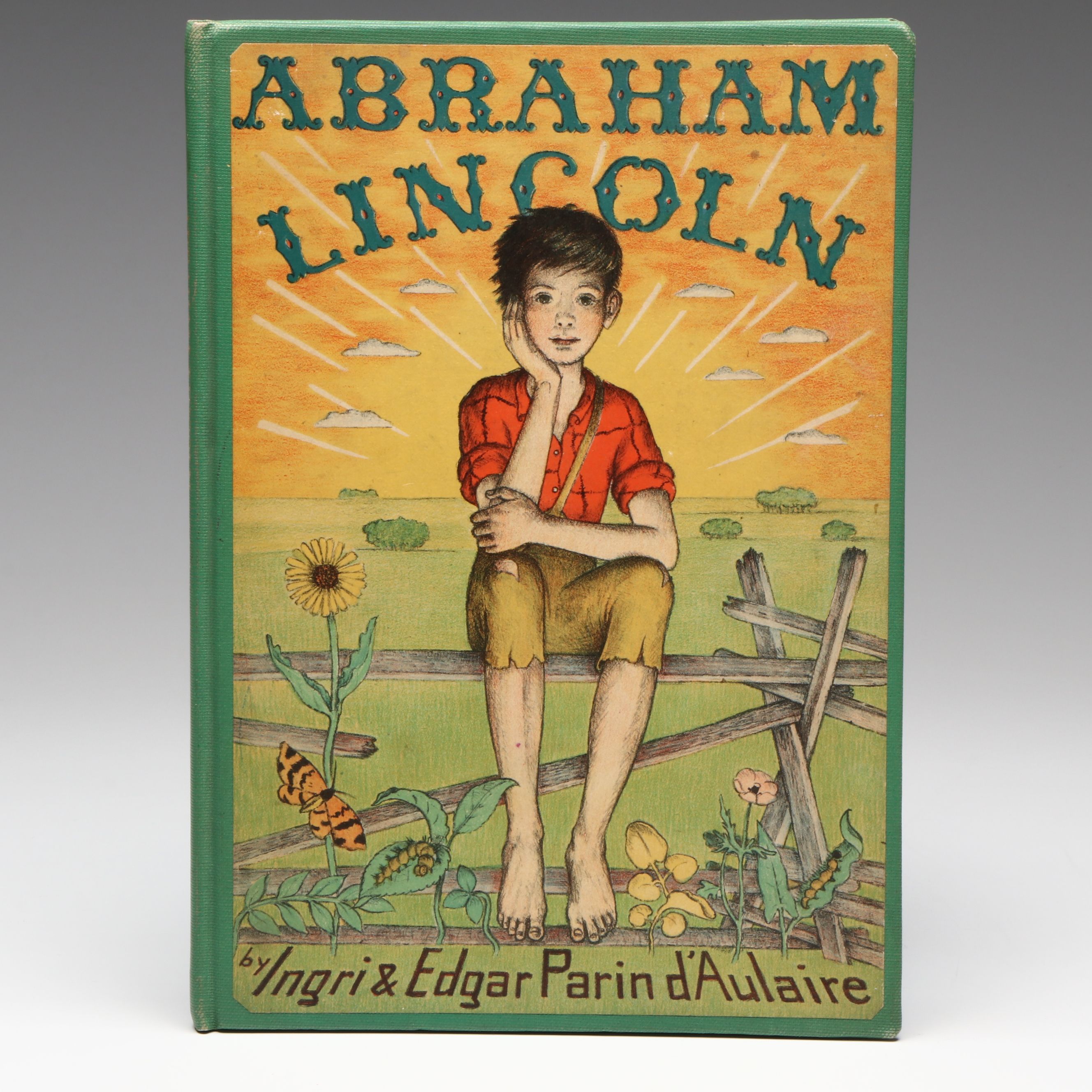 First Edition "Abraham Lincoln" by Ingri and Edgar Parin d'Aulaire, 1939