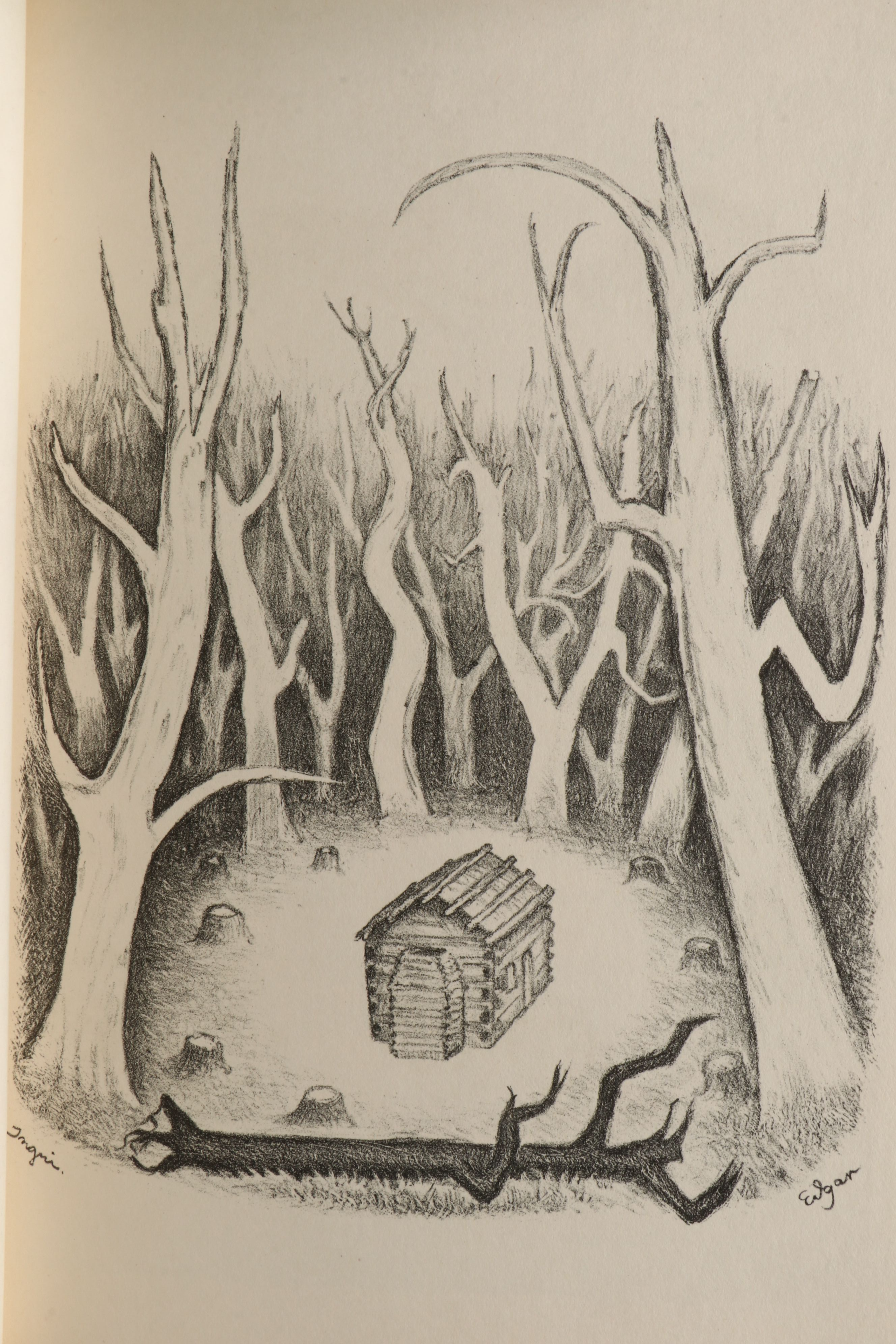 First Edition "Abraham Lincoln" by Ingri and Edgar Parin d'Aulaire, 1939