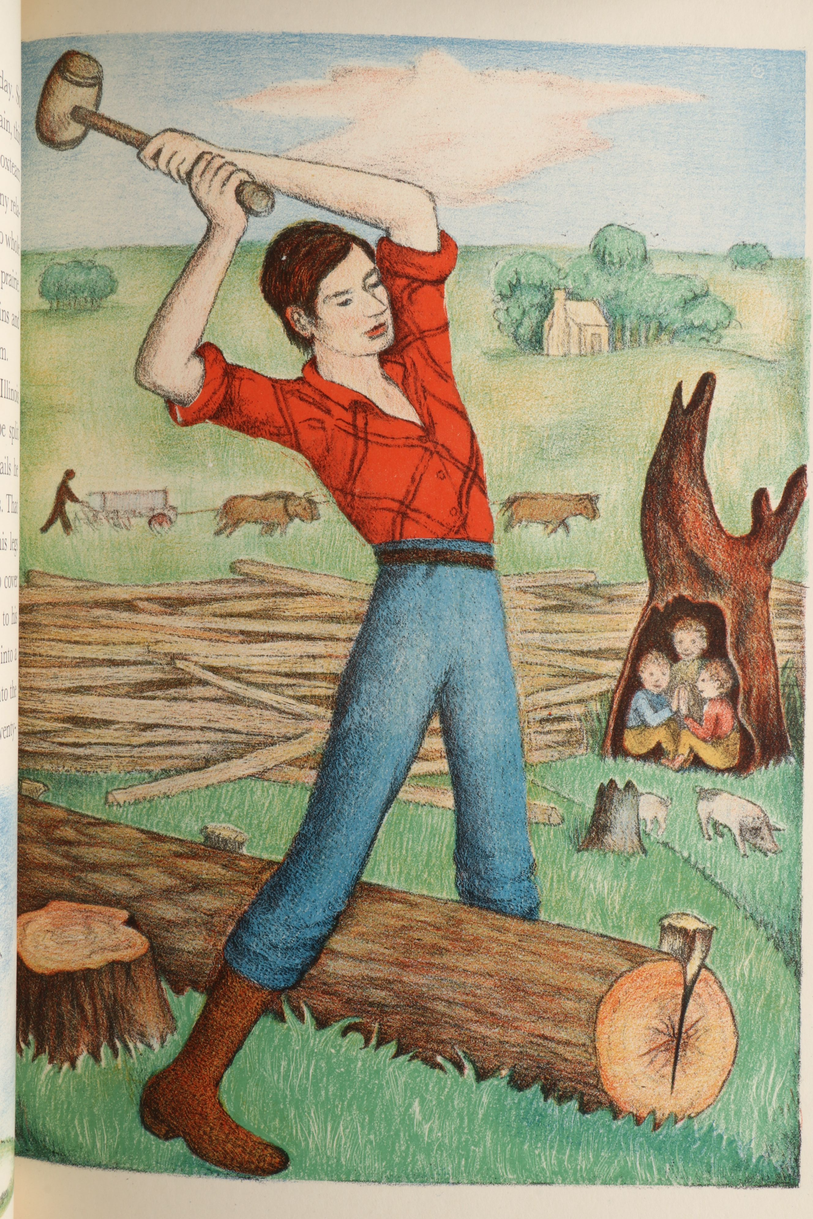 First Edition "Abraham Lincoln" by Ingri and Edgar Parin d'Aulaire, 1939