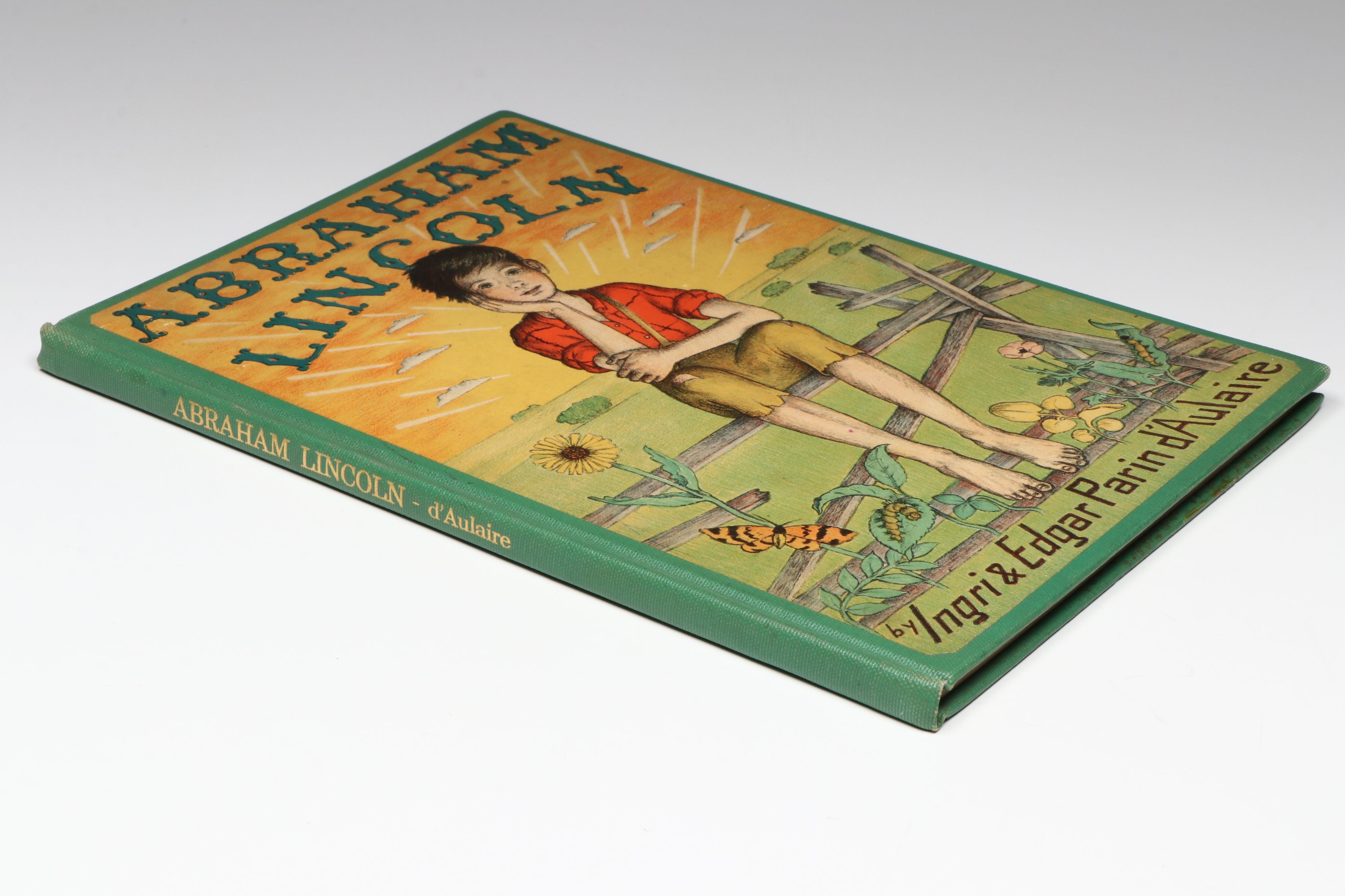 First Edition "Abraham Lincoln" by Ingri and Edgar Parin d'Aulaire, 1939