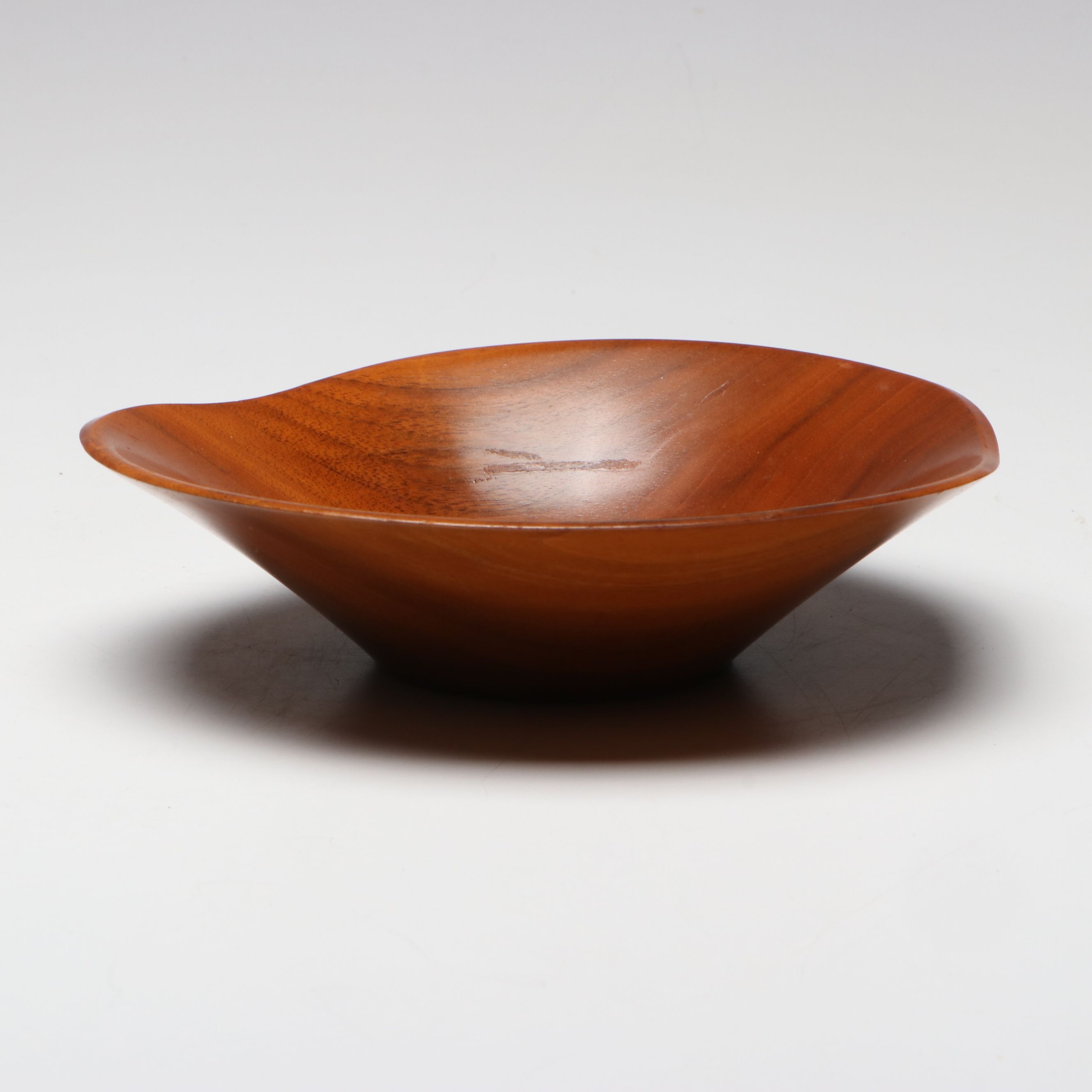 Osolnik Originals Walnut Bowl, Mid to Late 20th Century