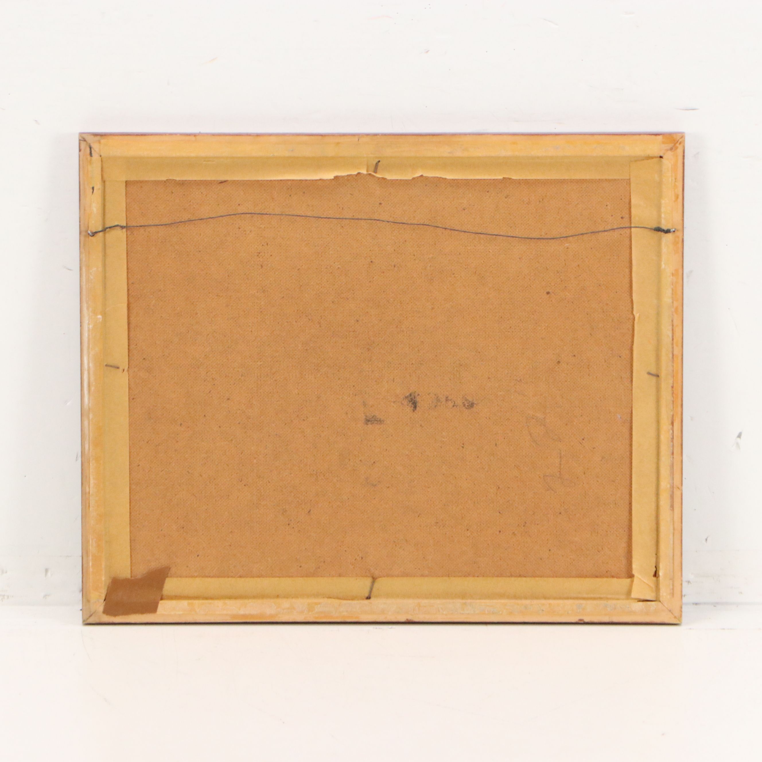 Oil Painting of Rural Church, Mid to Late 20th Century